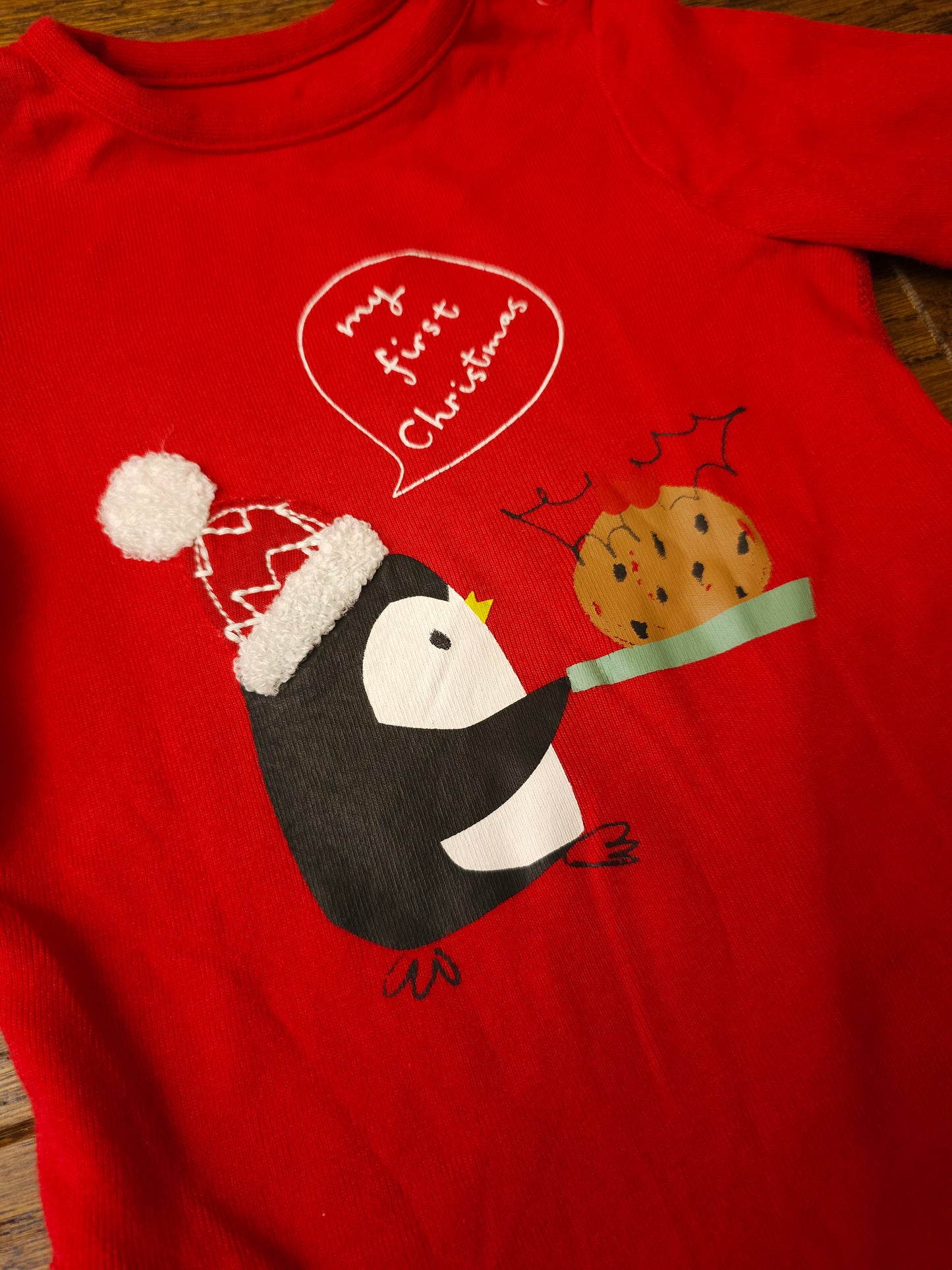 Marks and Spencer My First Christmas Bodysuit 3-6 Months