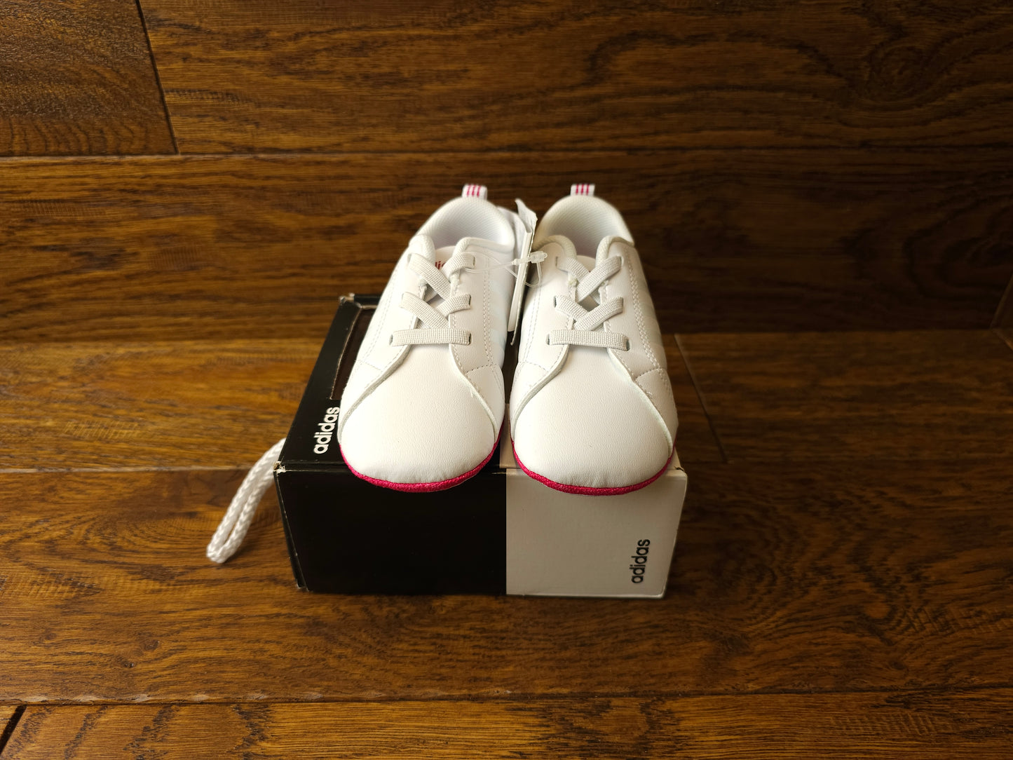 Adidas Vs Advantage Crib Shoes UK 5 Infant