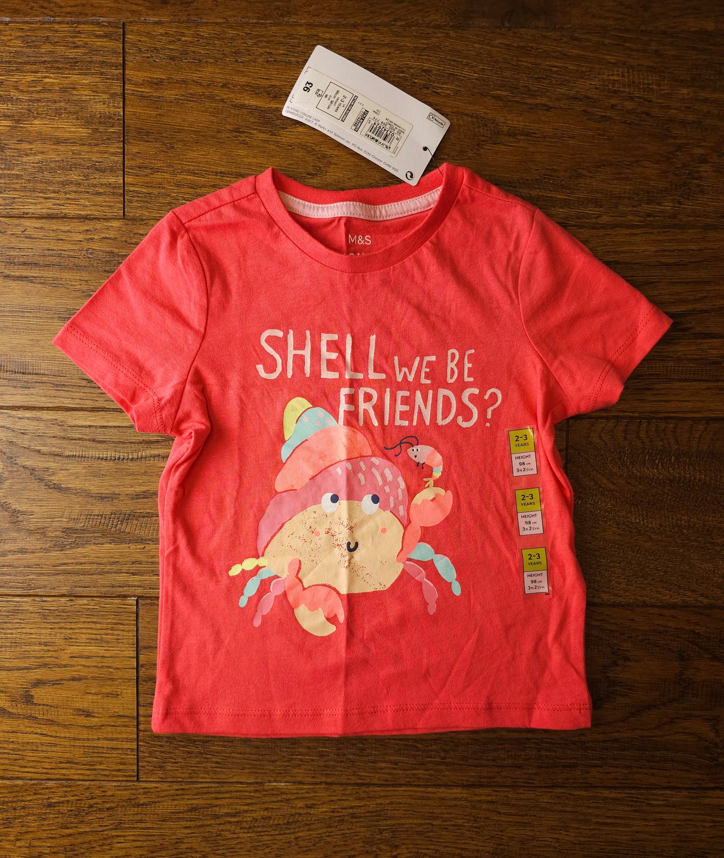 Marks and Spencer Crab T-Shirt