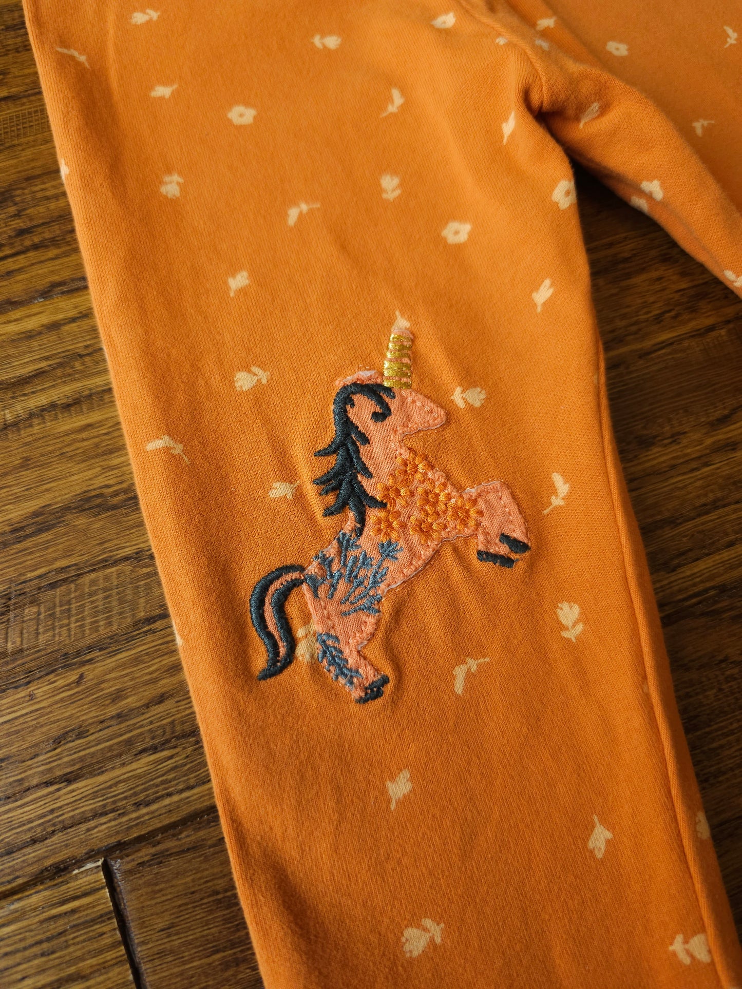 Next Embroidered Unicorn Leggings