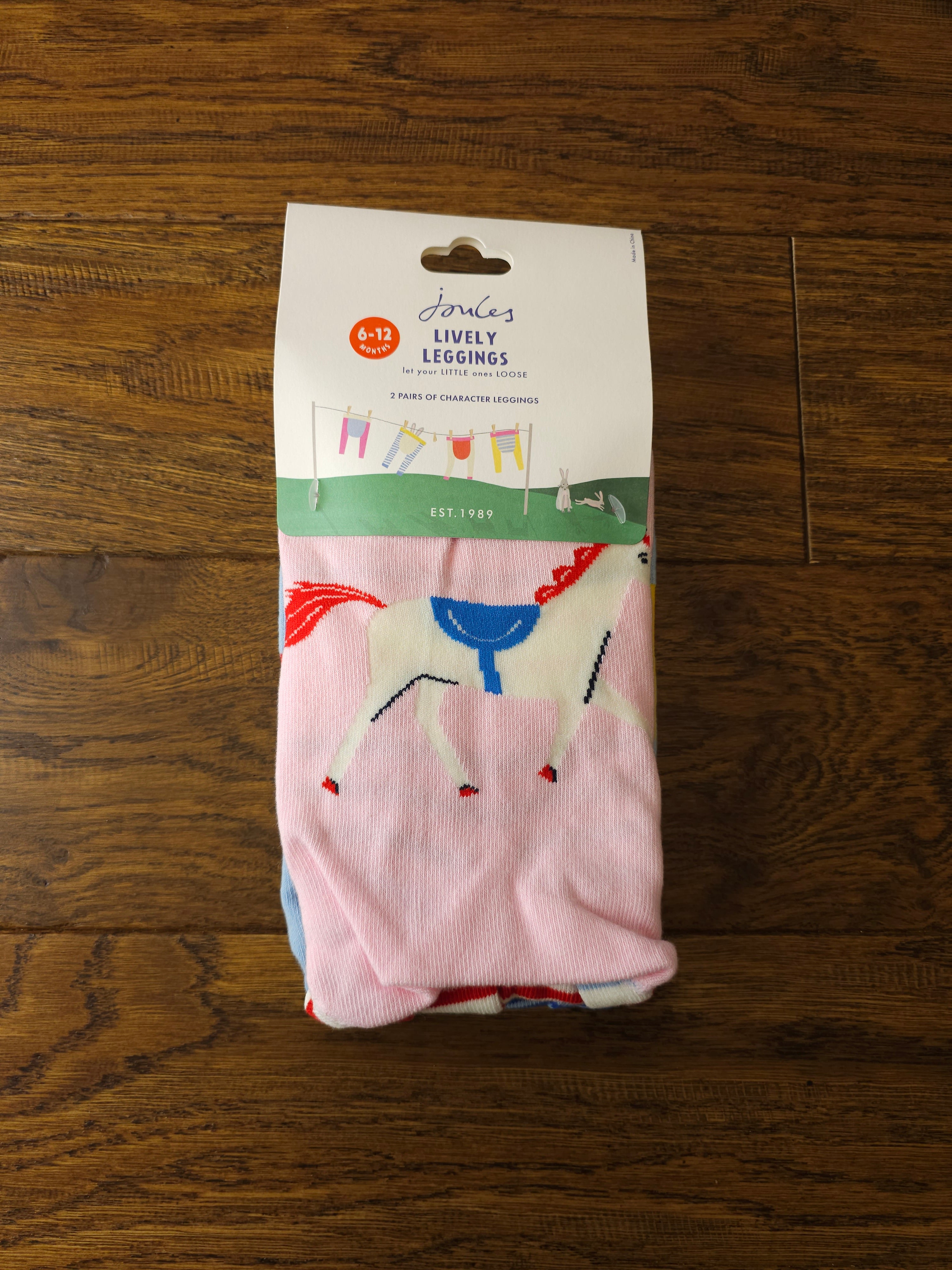 Joules 2x Lively Leggings Zebra Giraffe – Rednewt Kids