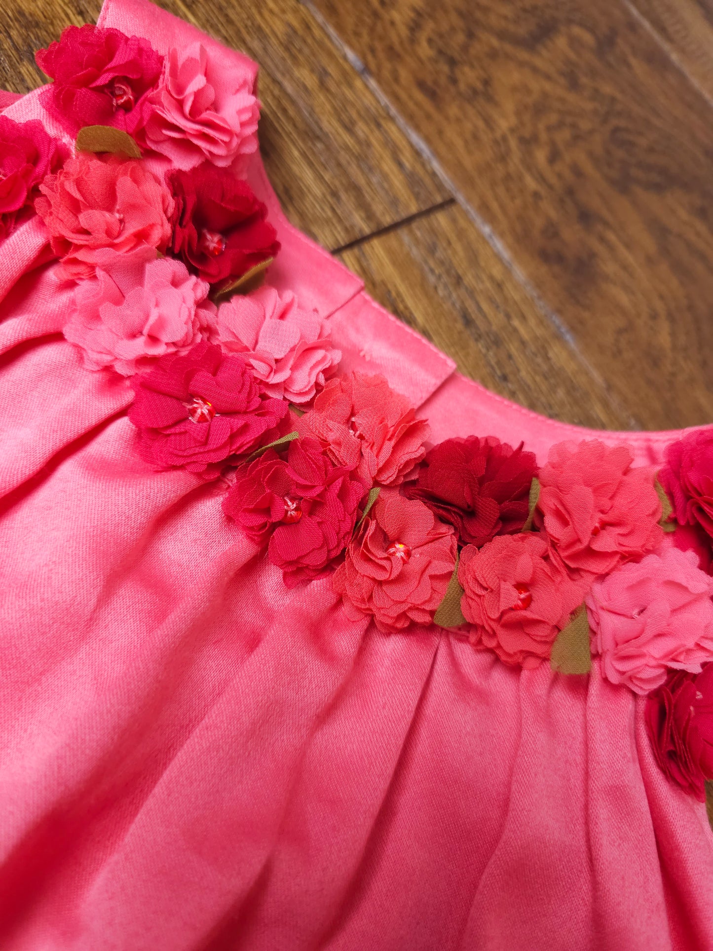Monsoon Flower Collar Dress 18-24 Months