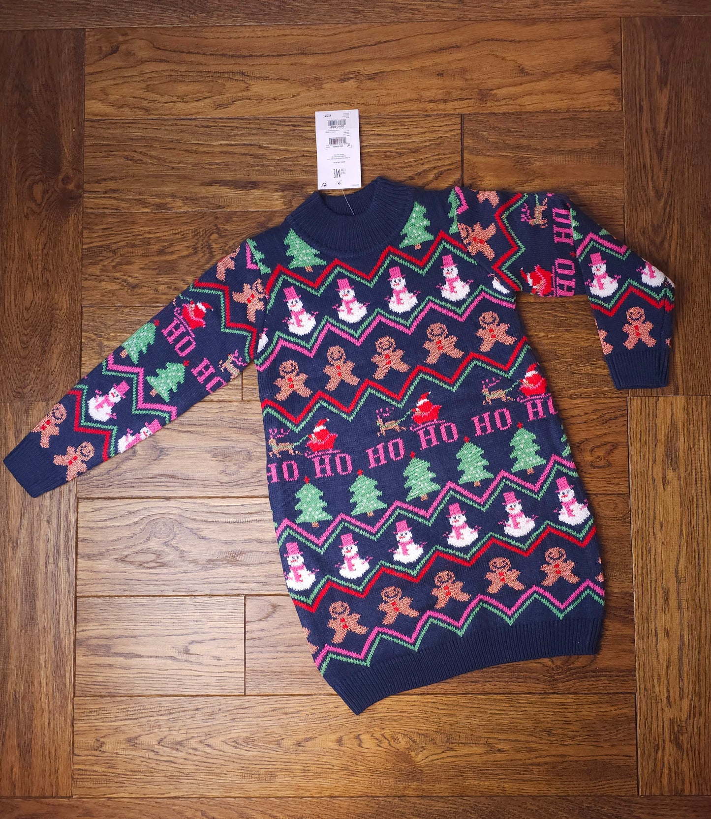 Next Gingerbread Christmas Jumper Dress 6 Years