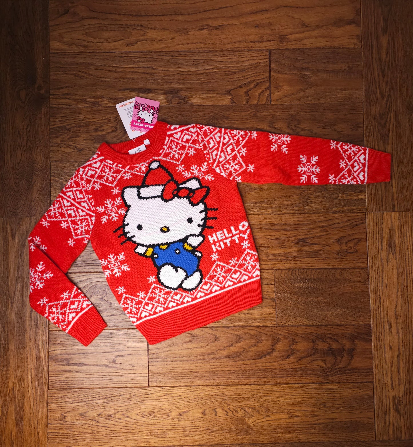 Official Hello Kitty Christmas Jumper 3-4 Years, 5-6 Years
