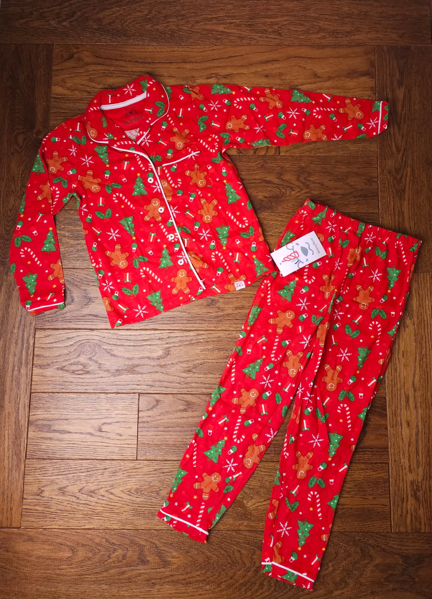 Harry Bear Gingerbread Christmas Pyjamas 2-3 Years, 3-4 Years, 6-7 Years, 7-8 Years