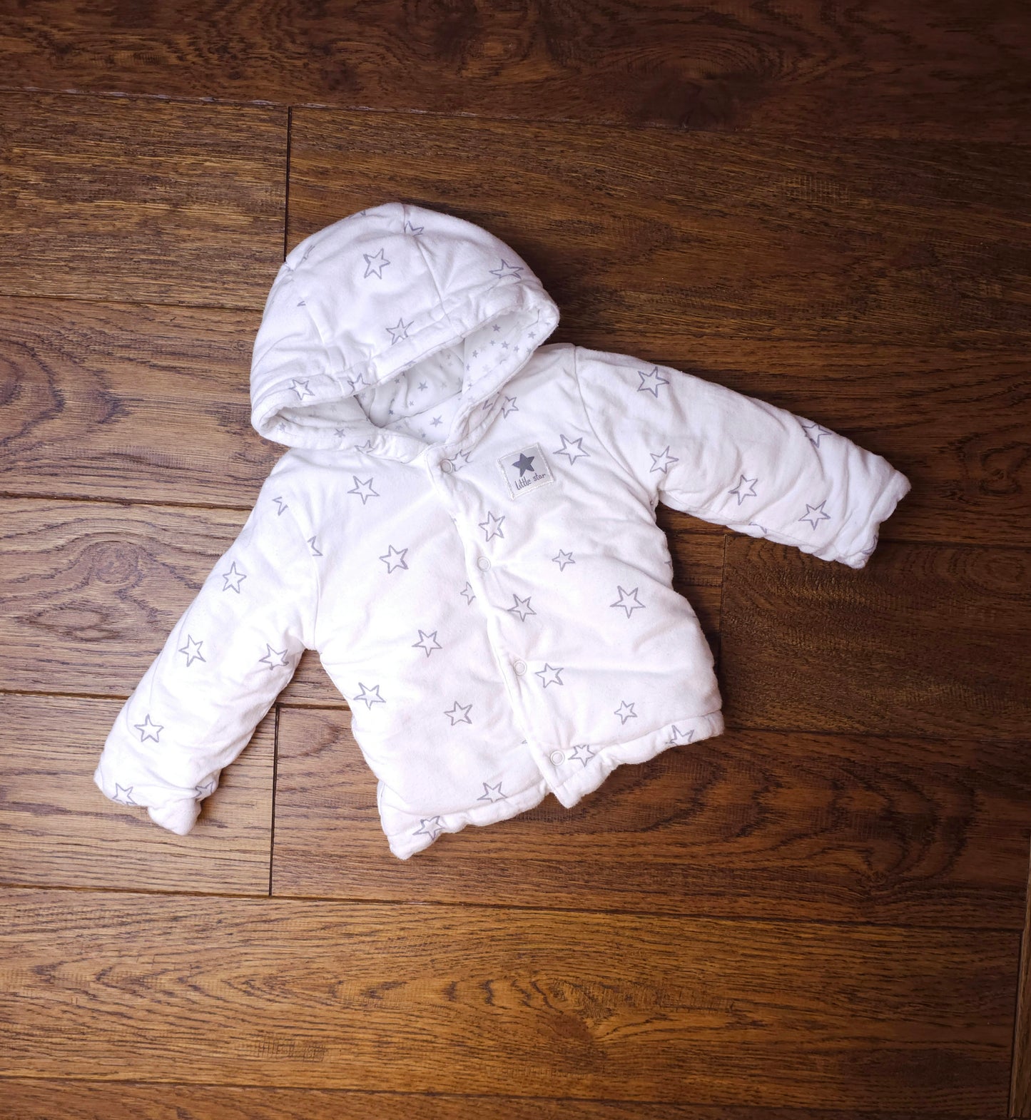 George Reversible Lined and Filled Starry Jacket 0-3 Months.
