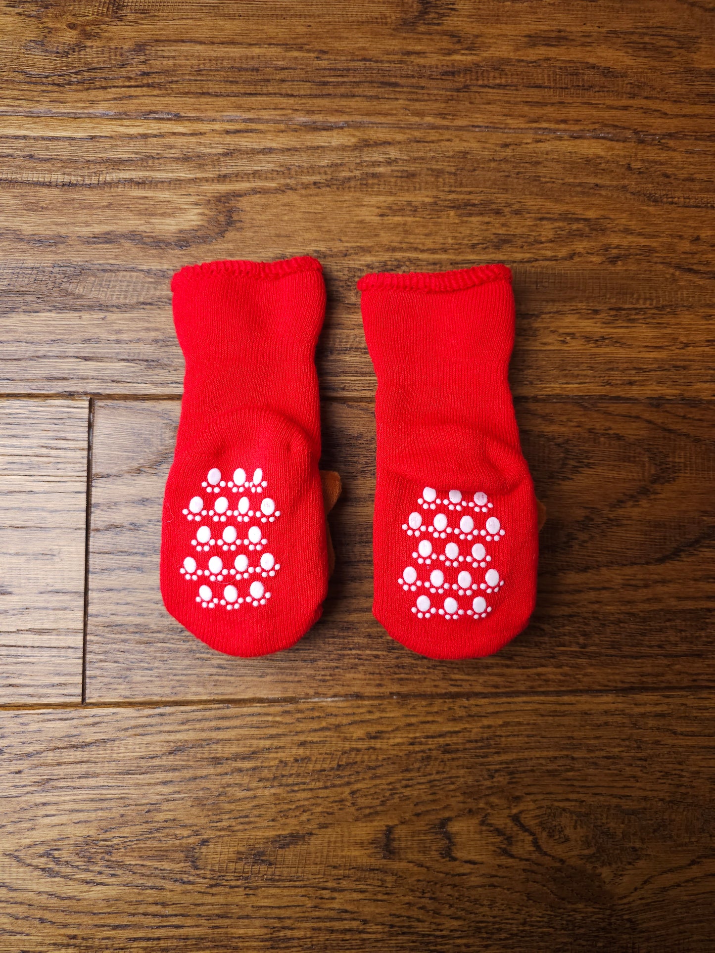 Rudolph Christmas Slipper Socks With Sole Grips 0-1 Year