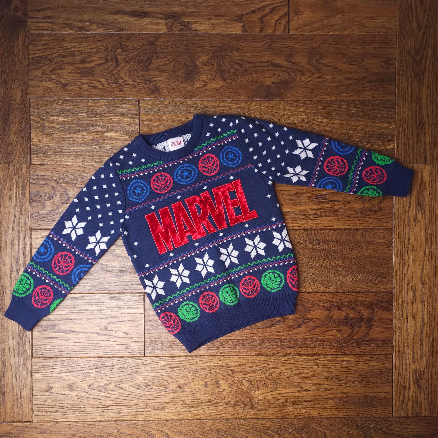 Tesco Marvel Christmas Jumper 3-4 Years