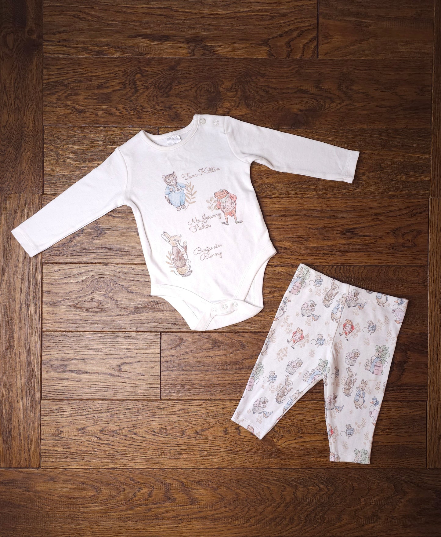 Tesco Peter Rabbit Bodysuit and Leggings Outfit Set 3-6 Months