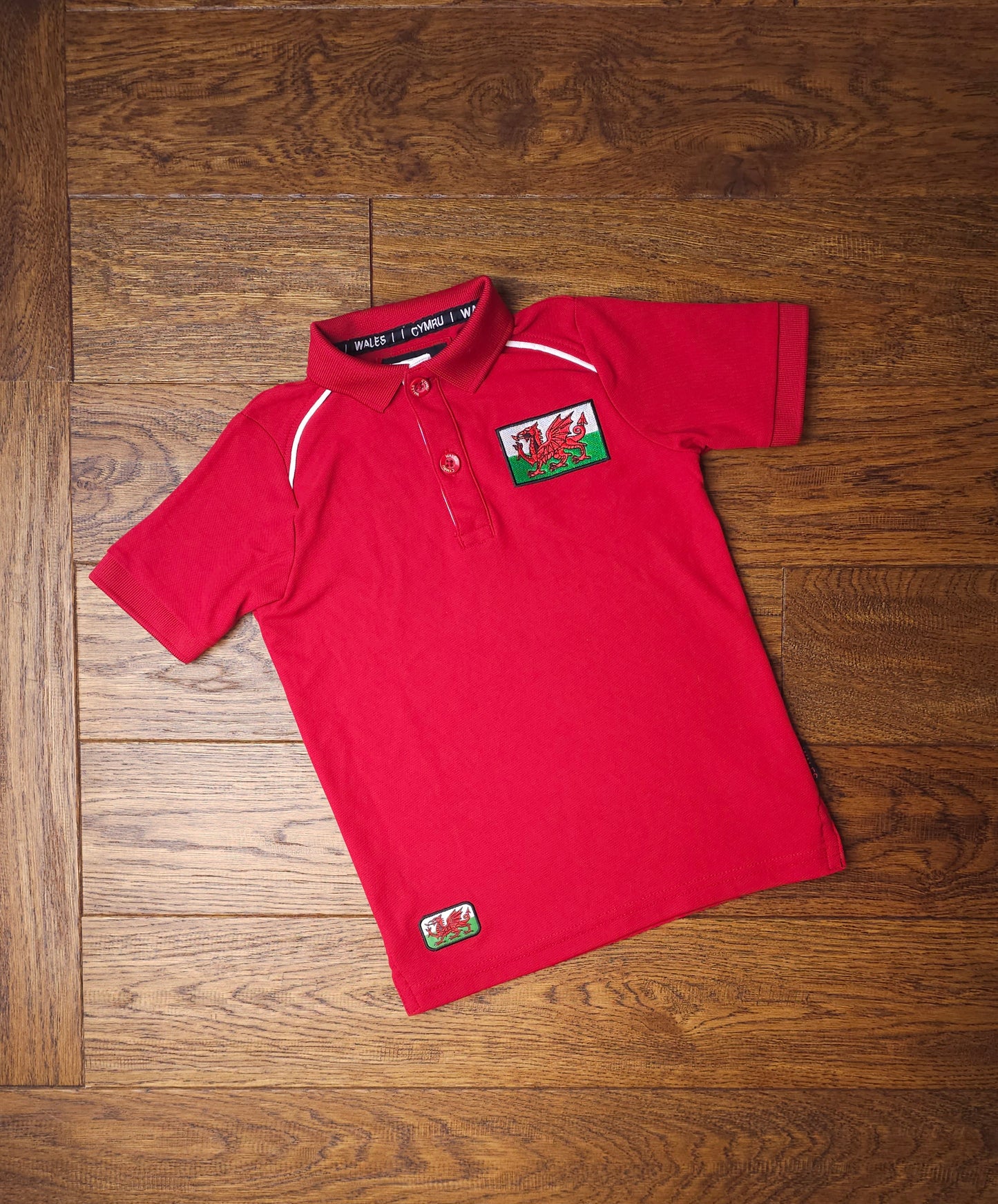 Wales Cymru Polo Shirt Top 5 Years