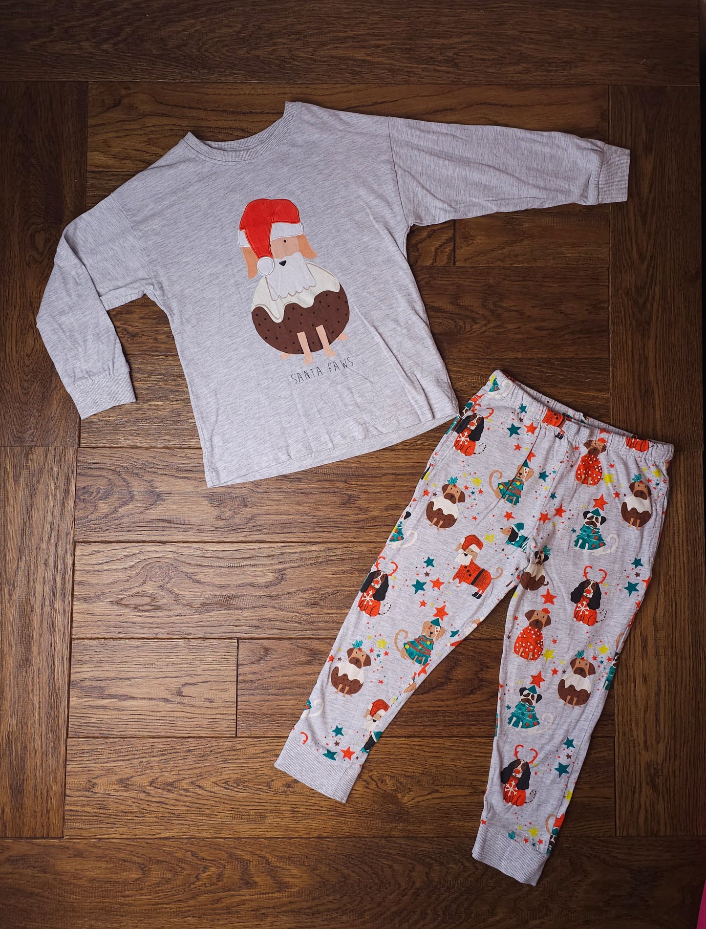 Next Santa Paws Dog Print Christmas Pyjamas 5 Years