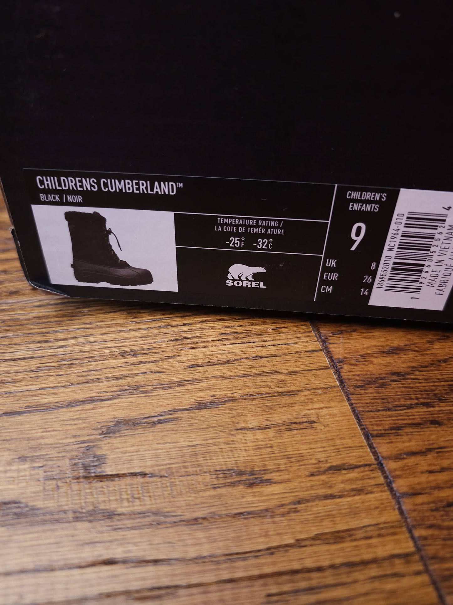 Sorel Unisex Cumberland Thermal Winter Snow Boots UK 8 Infant