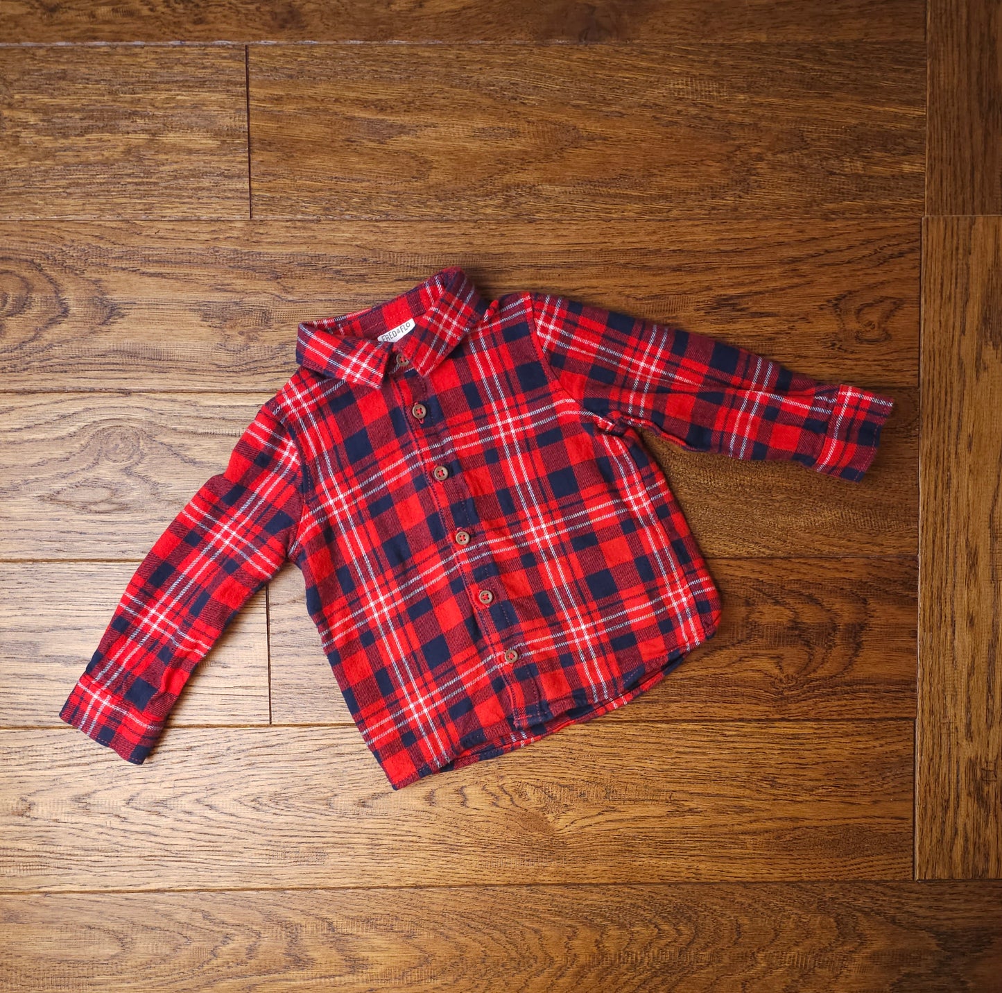 Fred and Flo Flannel Shirt 12-18 Months