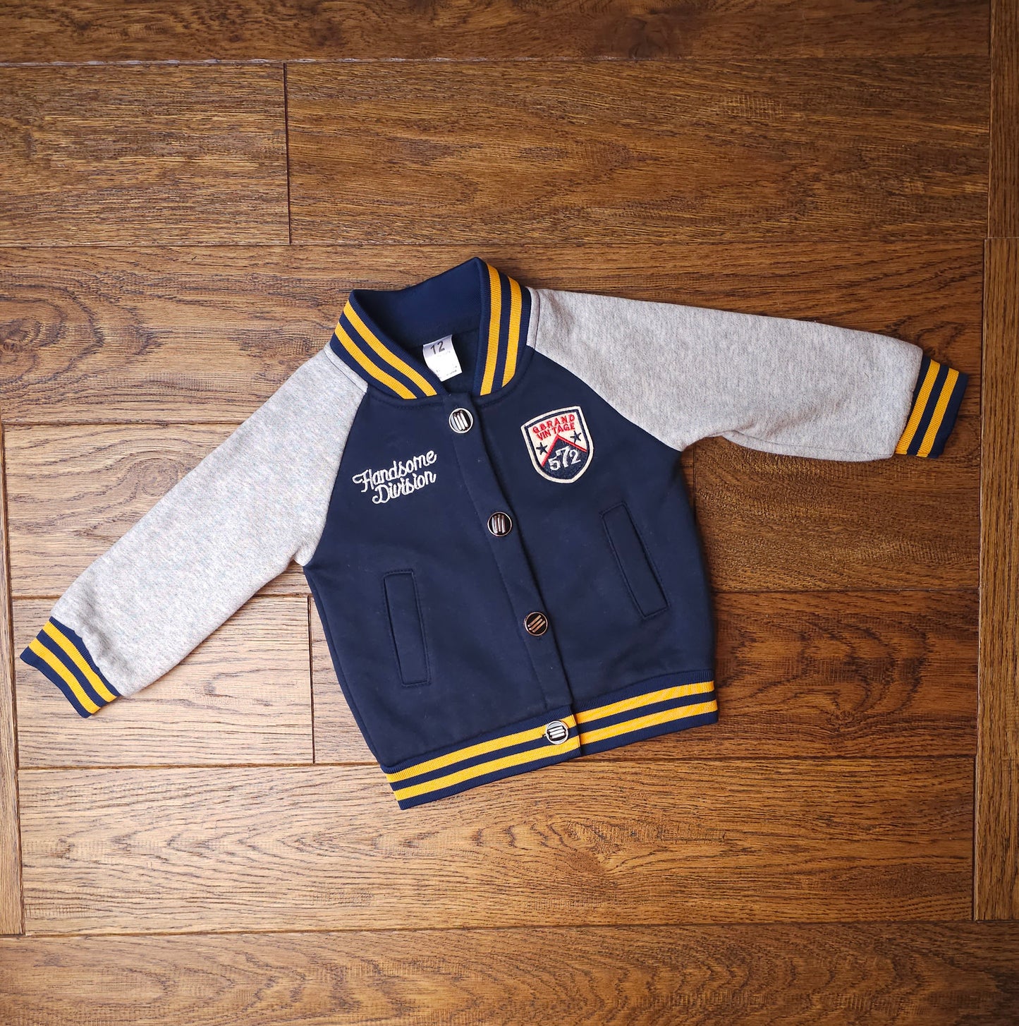 Unbranded 100% Cotton Baseball Style Jacket 12 Months
