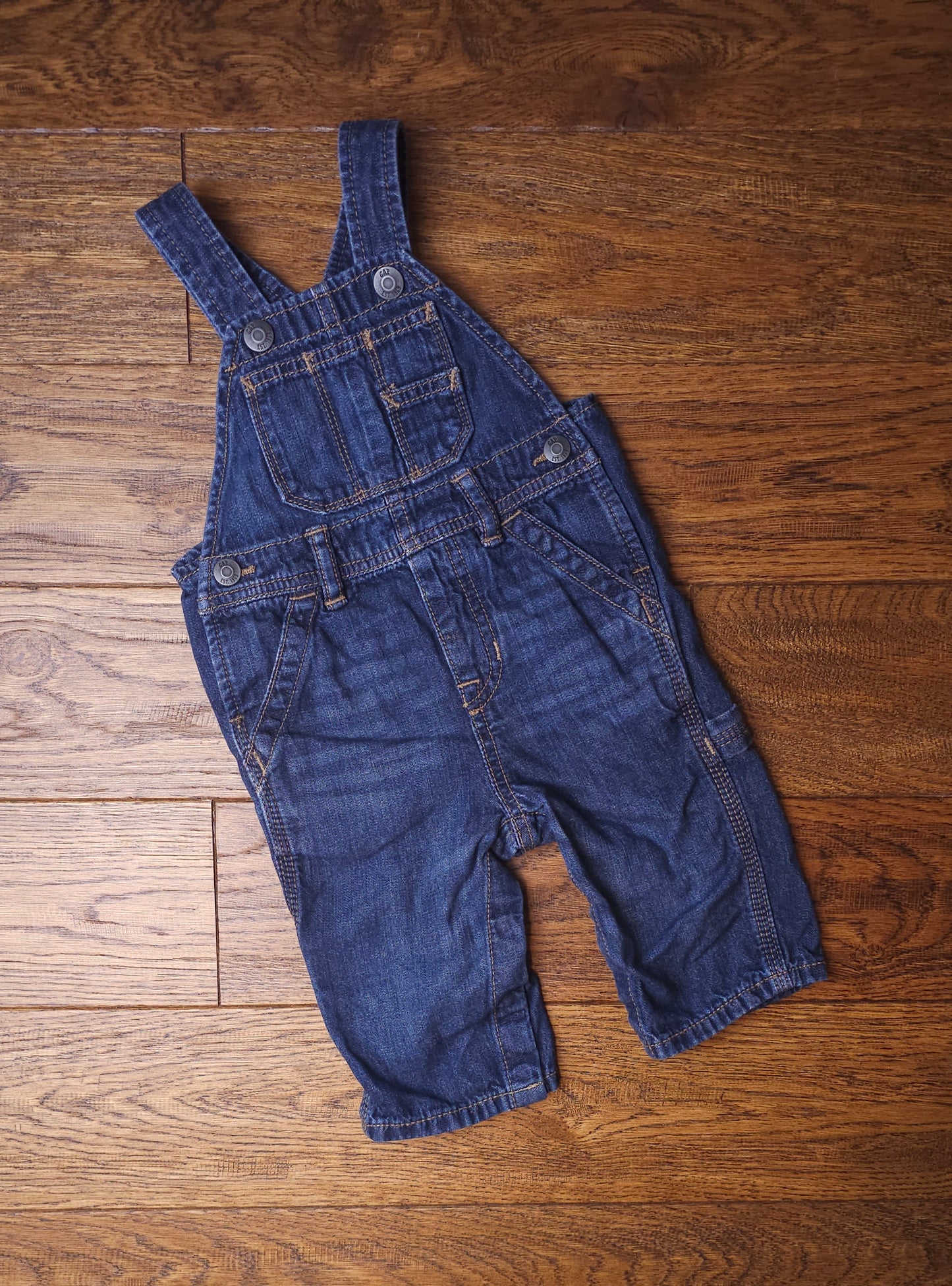 GAP Denim Dungarees 6-12 Months