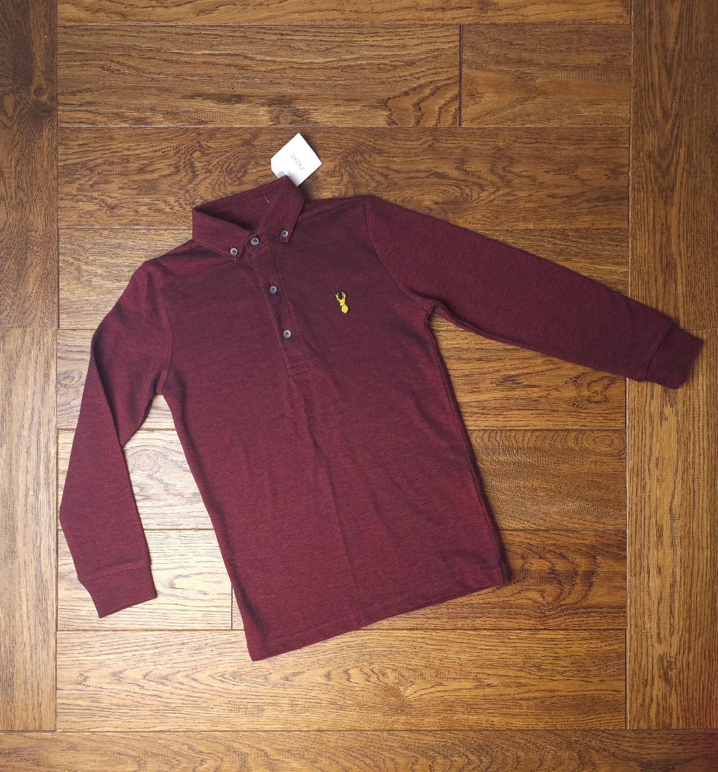 Next Long Sleeve Polo Shirt 7 Years