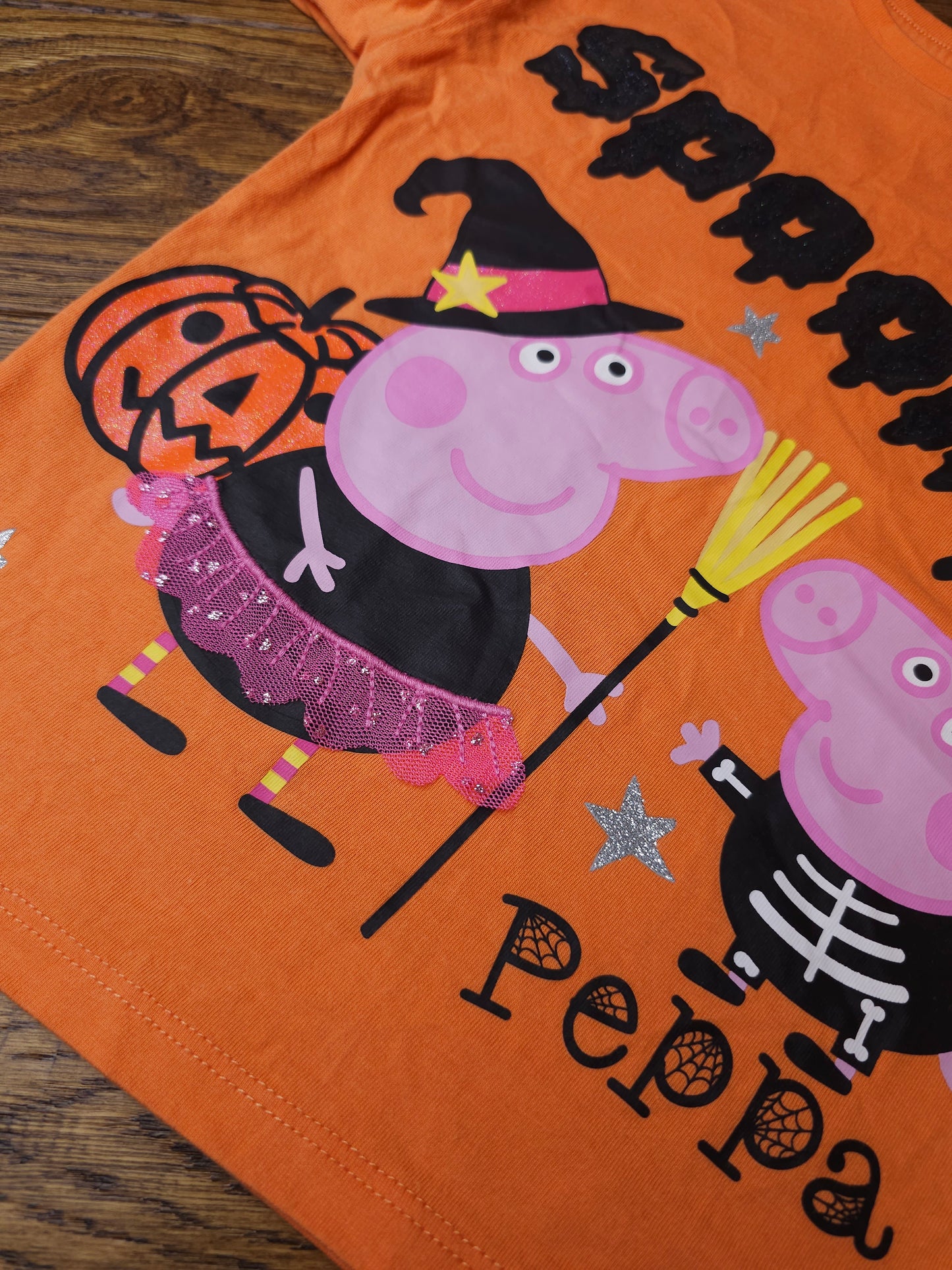 Official Peppa Pig Halloween Top and Leggings Outfit 4-5 Years