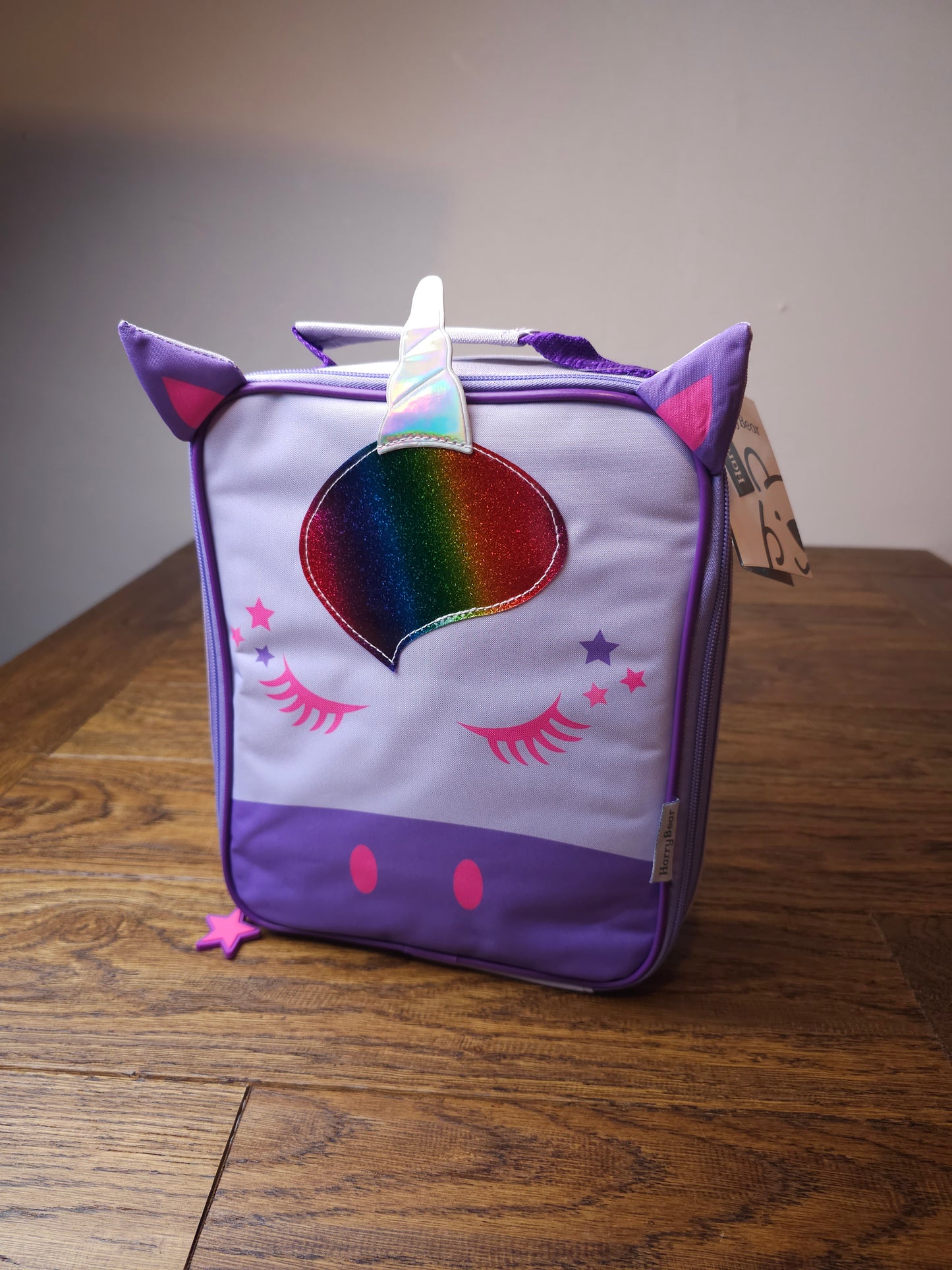 Harry Bear Insulated Rainbow Unicorn Lunchbox Bag