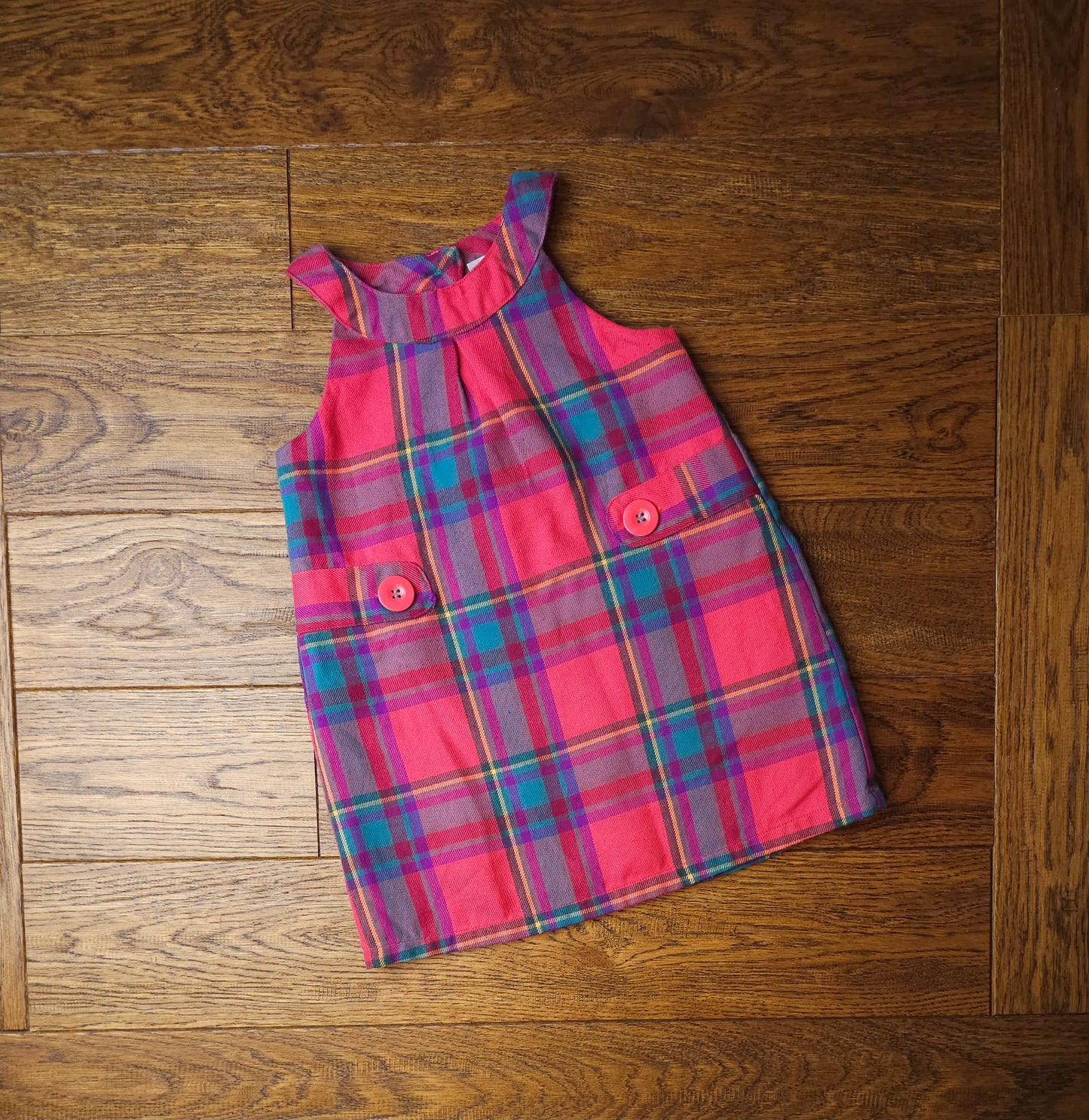 Next Lined Tartan Dress 18-24 Months