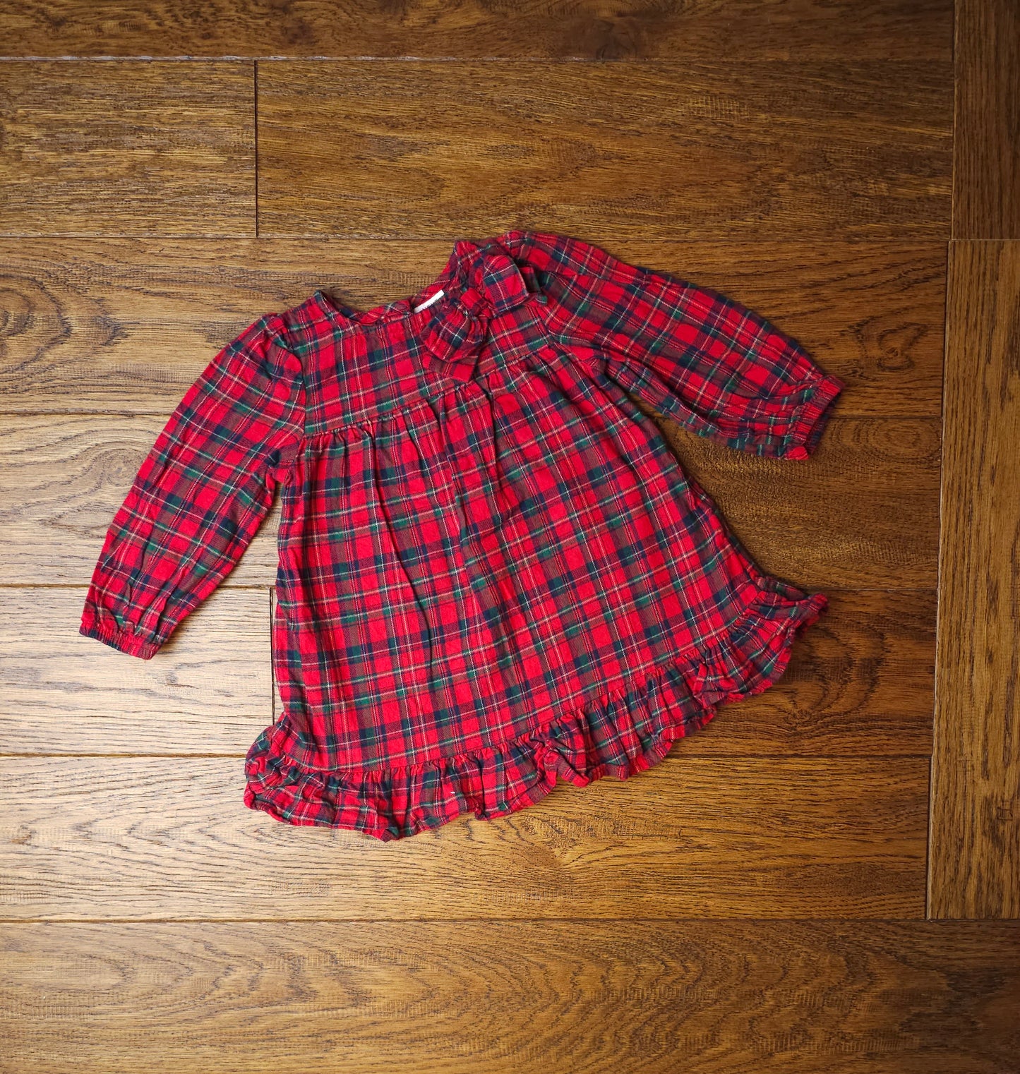 Next Tartan Christmas Dress 6-9 Months