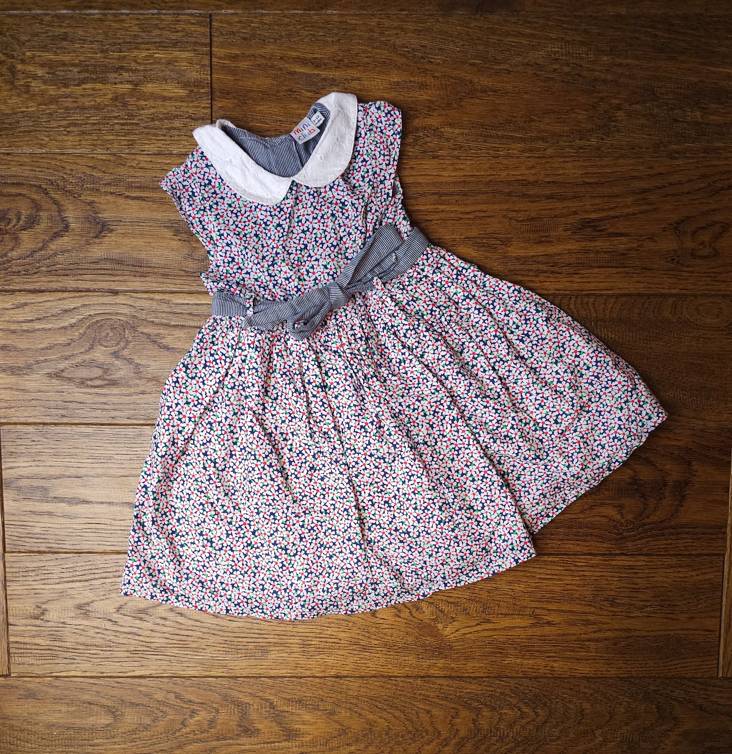 Mini Club Floral Collared Dress 9-12 Months