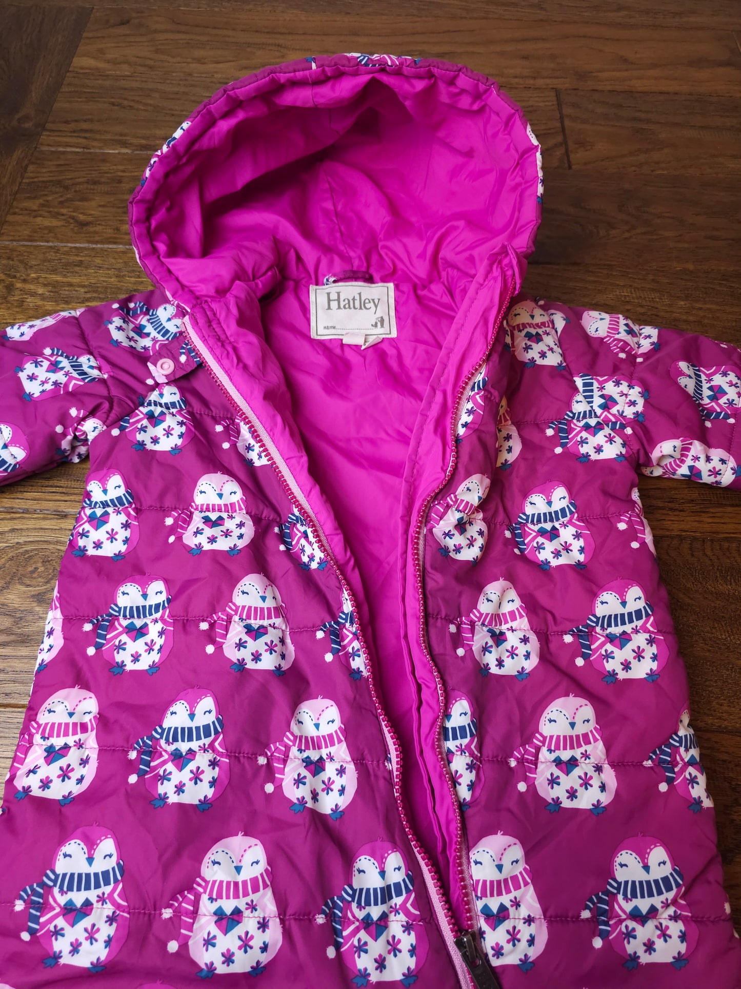 Hatley Penguin Snowsuit Pramsuit 18-24 Months