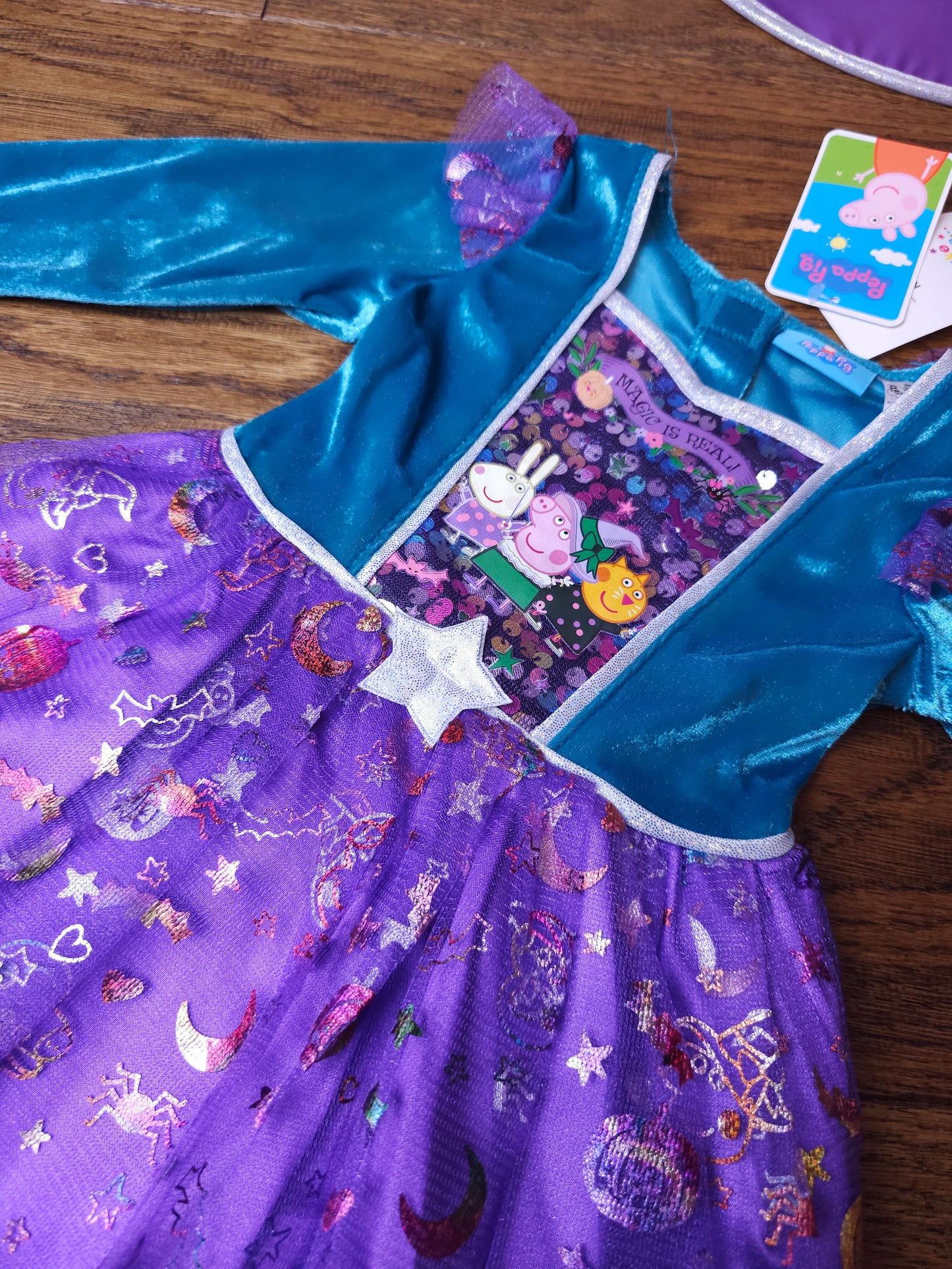 TU Peppa Pig Magic Is Real Halloween Witch Costume with Hat 6-9 Months