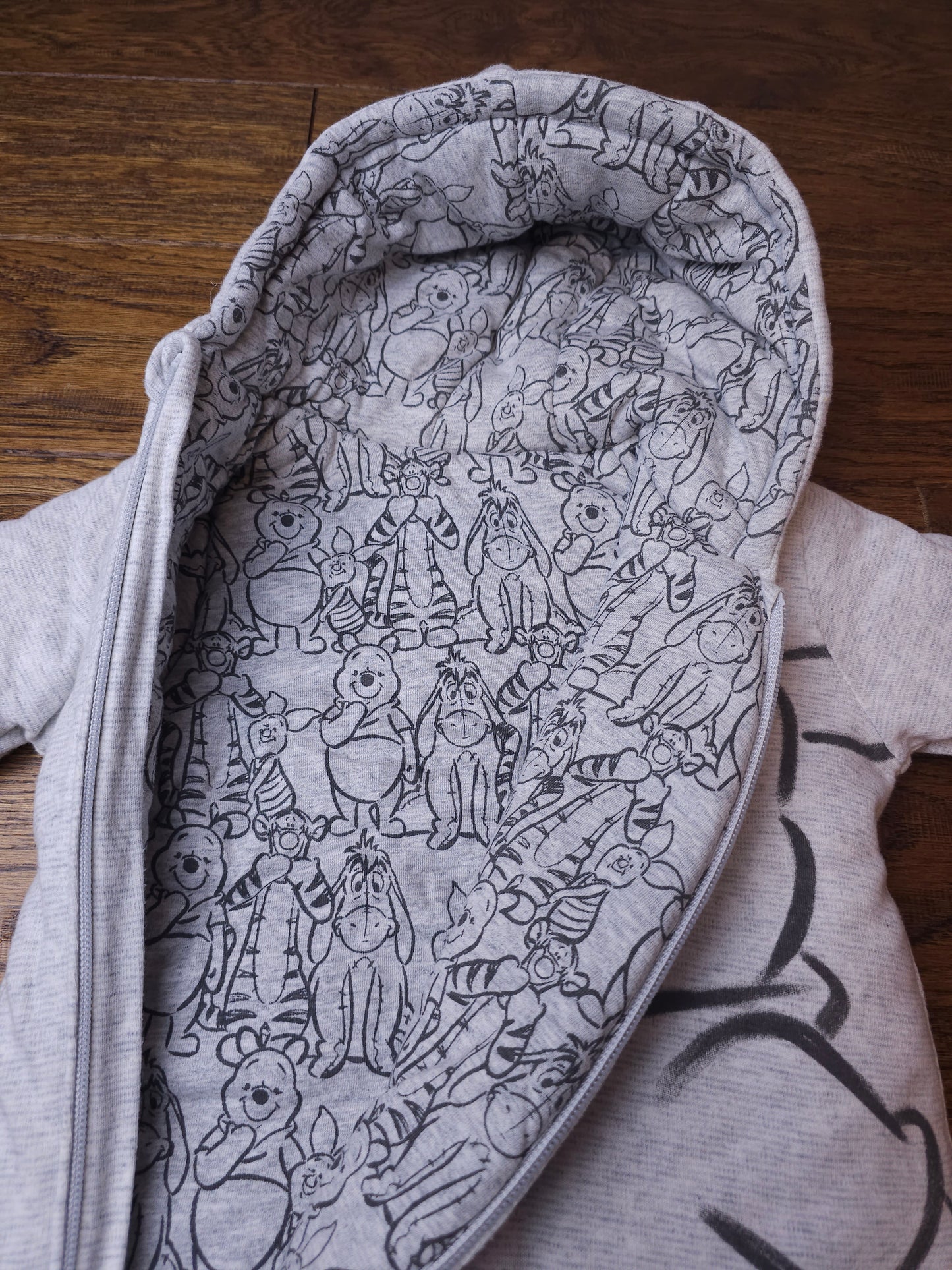 George Disney Winnie The Pooh Padded Pramsuit 0-3 Months