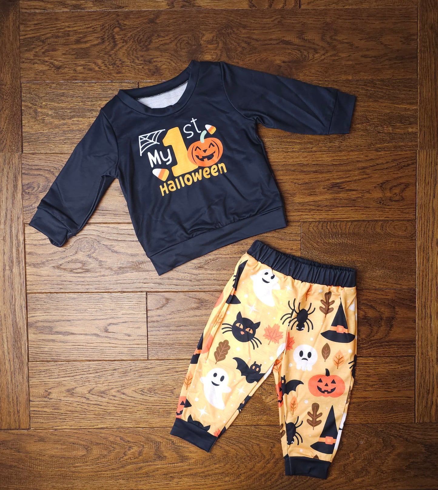PatPat My 1st Halloween Top and Trousers Outfit Set 6-9 Months