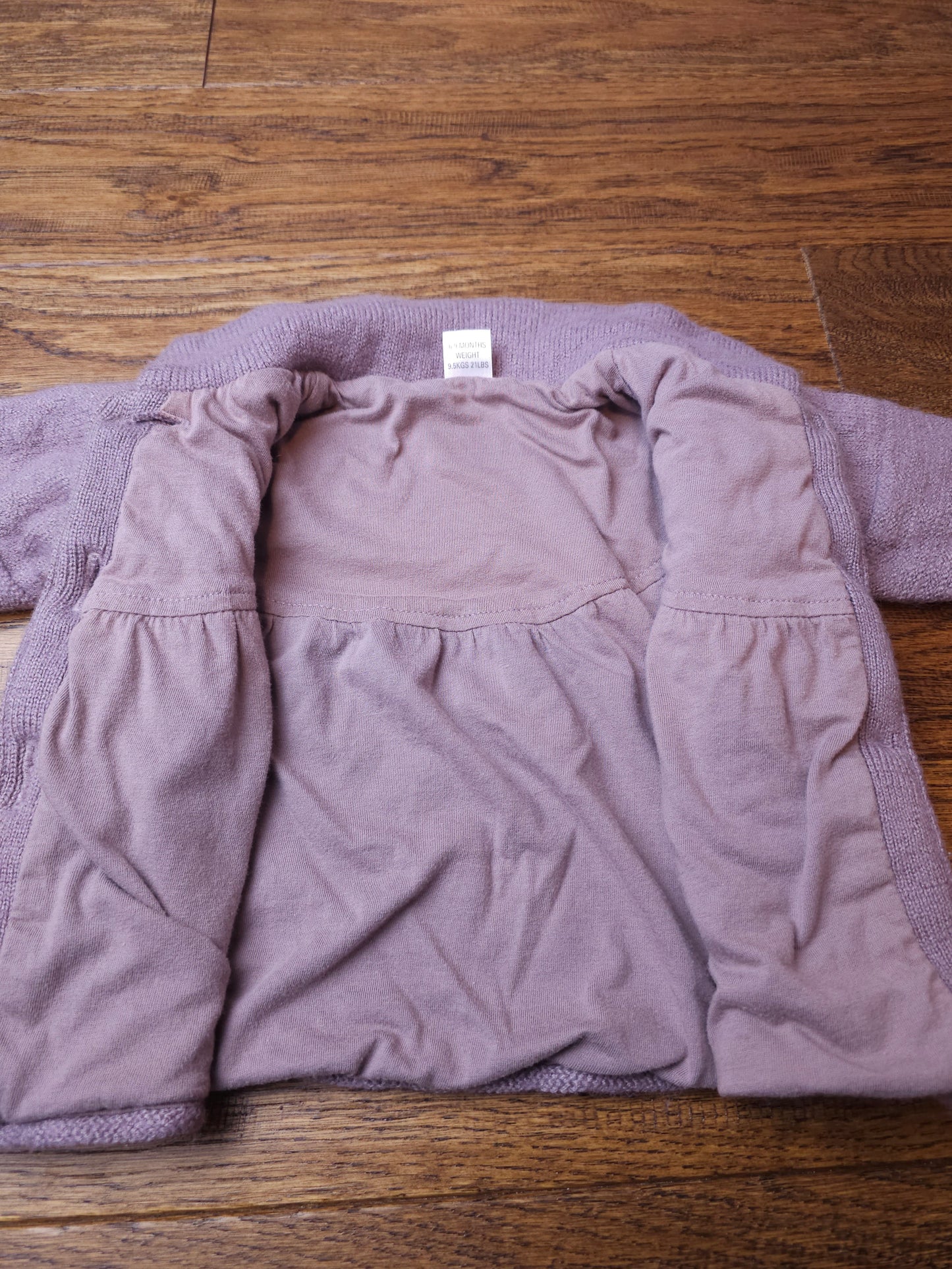 Next Lined Cardigan Jacket 6-9 Months.