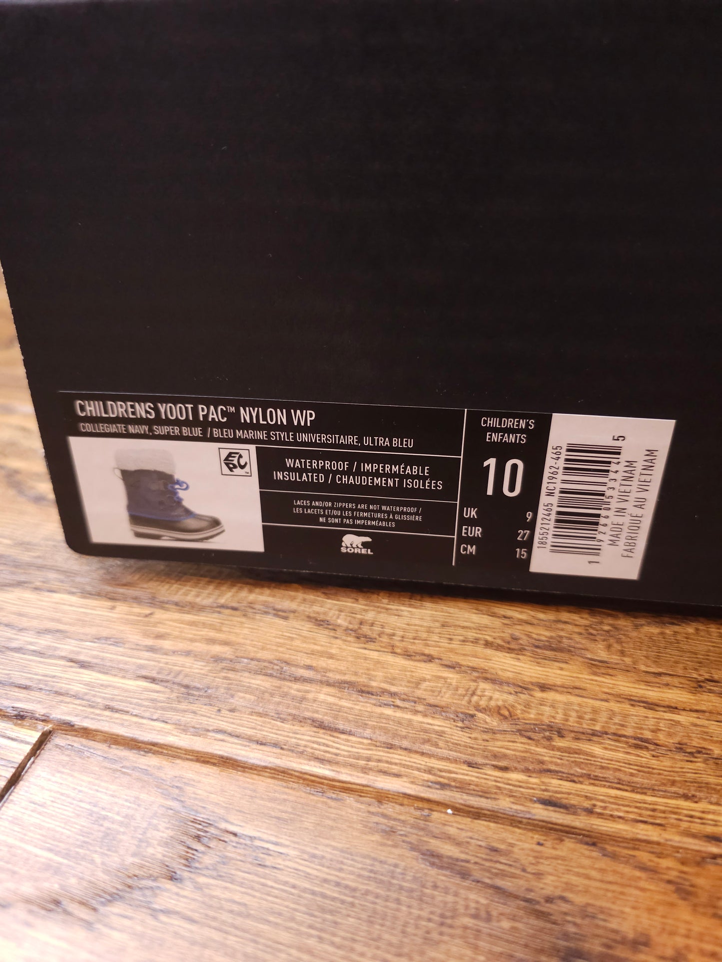 Sorel Yoot Pac Waterproof Insulated Winter Snow Boots UK 9 Child