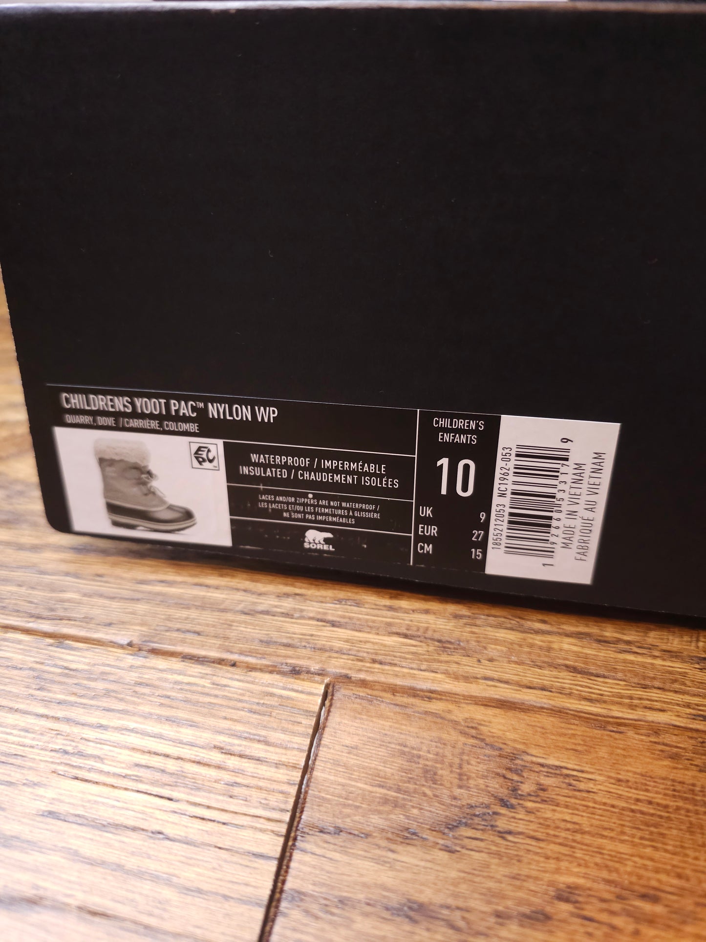 Sorel Yoot Pac Waterproof Insulated Winter Snow Boots UK 9 Child