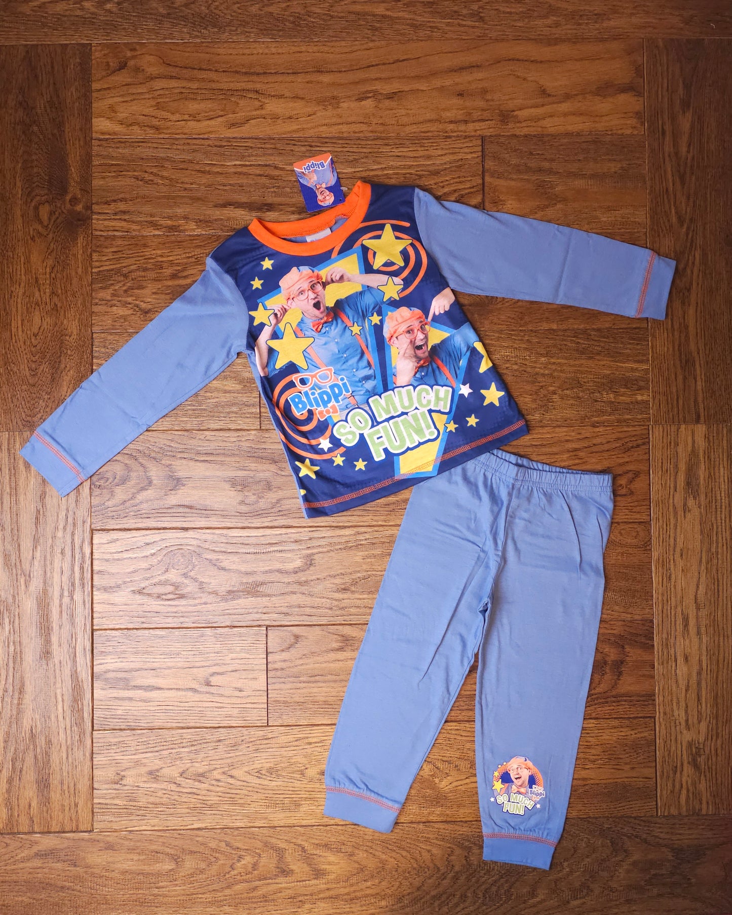 Official Blippi So Much Fun Pyjamas 18-24 Months., 2-3 Years, 3-4 Years, 4-5 Years