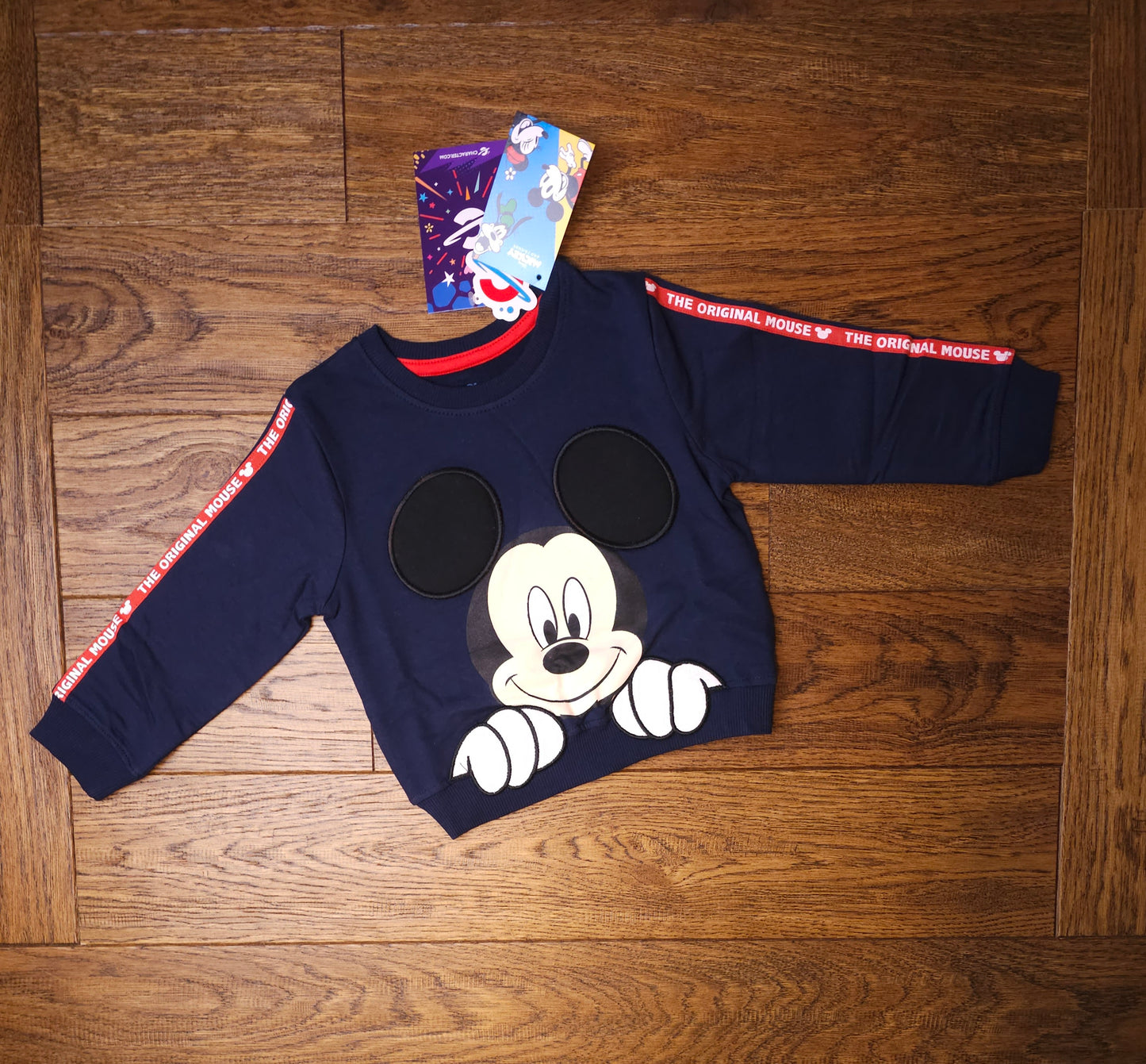 Disney Mickey Mouse Sweatshirt Jumper 12-18 Months.