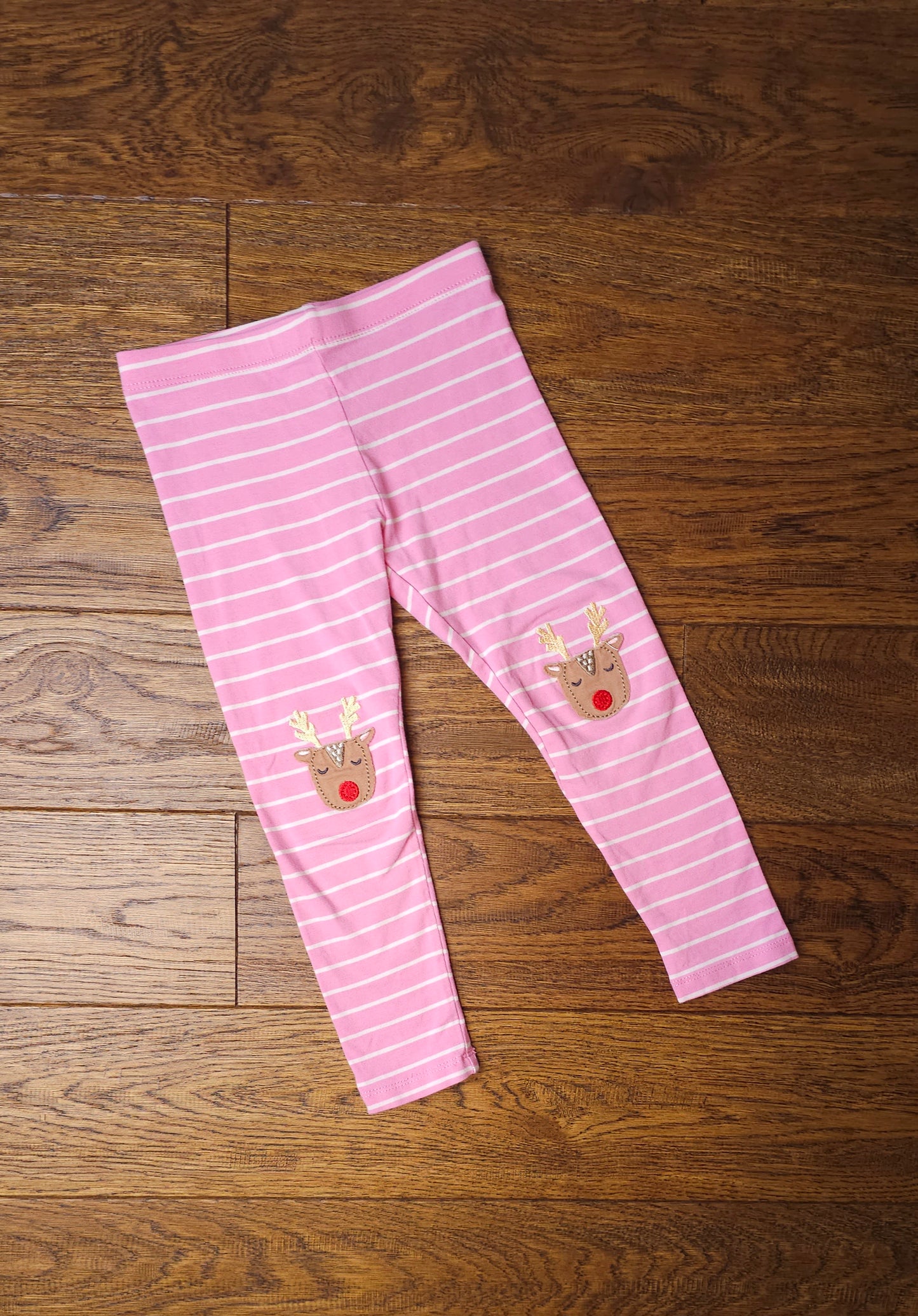 F&F Rudolph Reindeer Christmas Leggings 2-3 Years