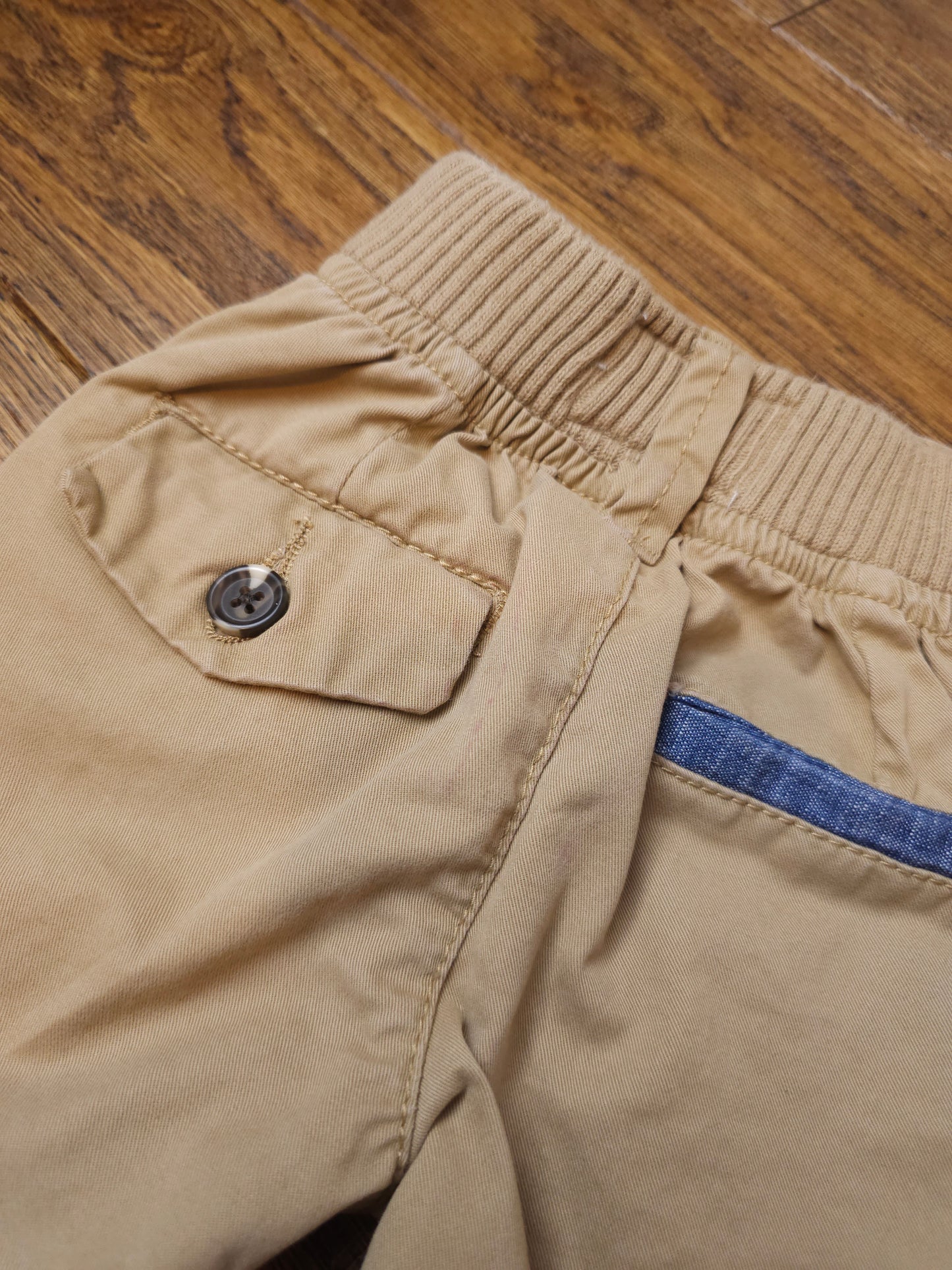 Next Elasticated Waist Chino Trousers 3-6 Months.