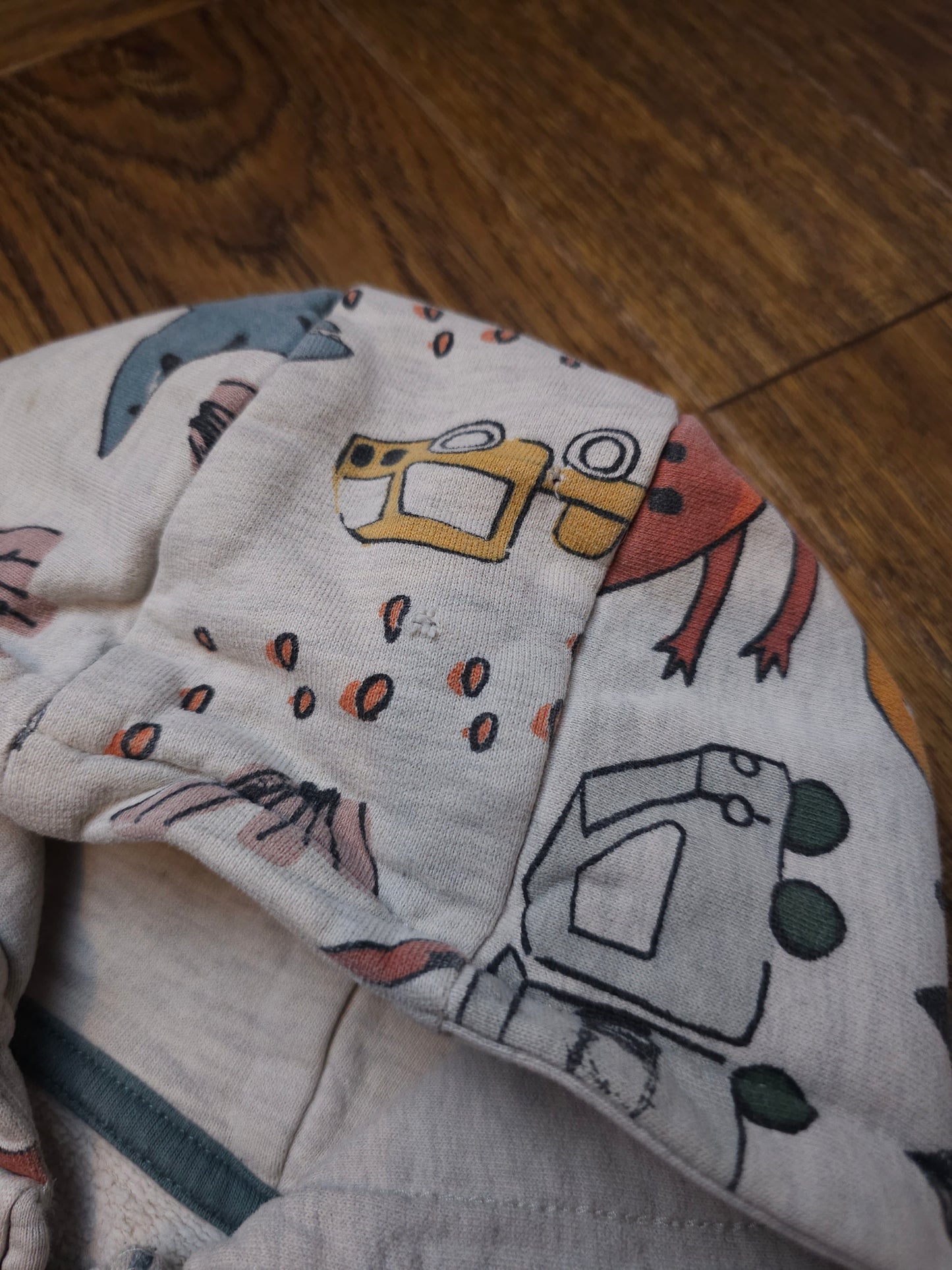 Next Dinosaur Hoodie 9-12 Months.