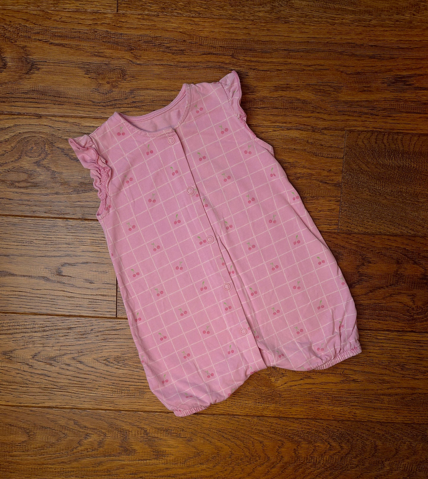 George Cherry Romper 3-6 Months.