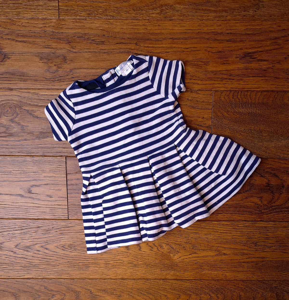 Ralph Lauren Striped Dress 0-3 Months.