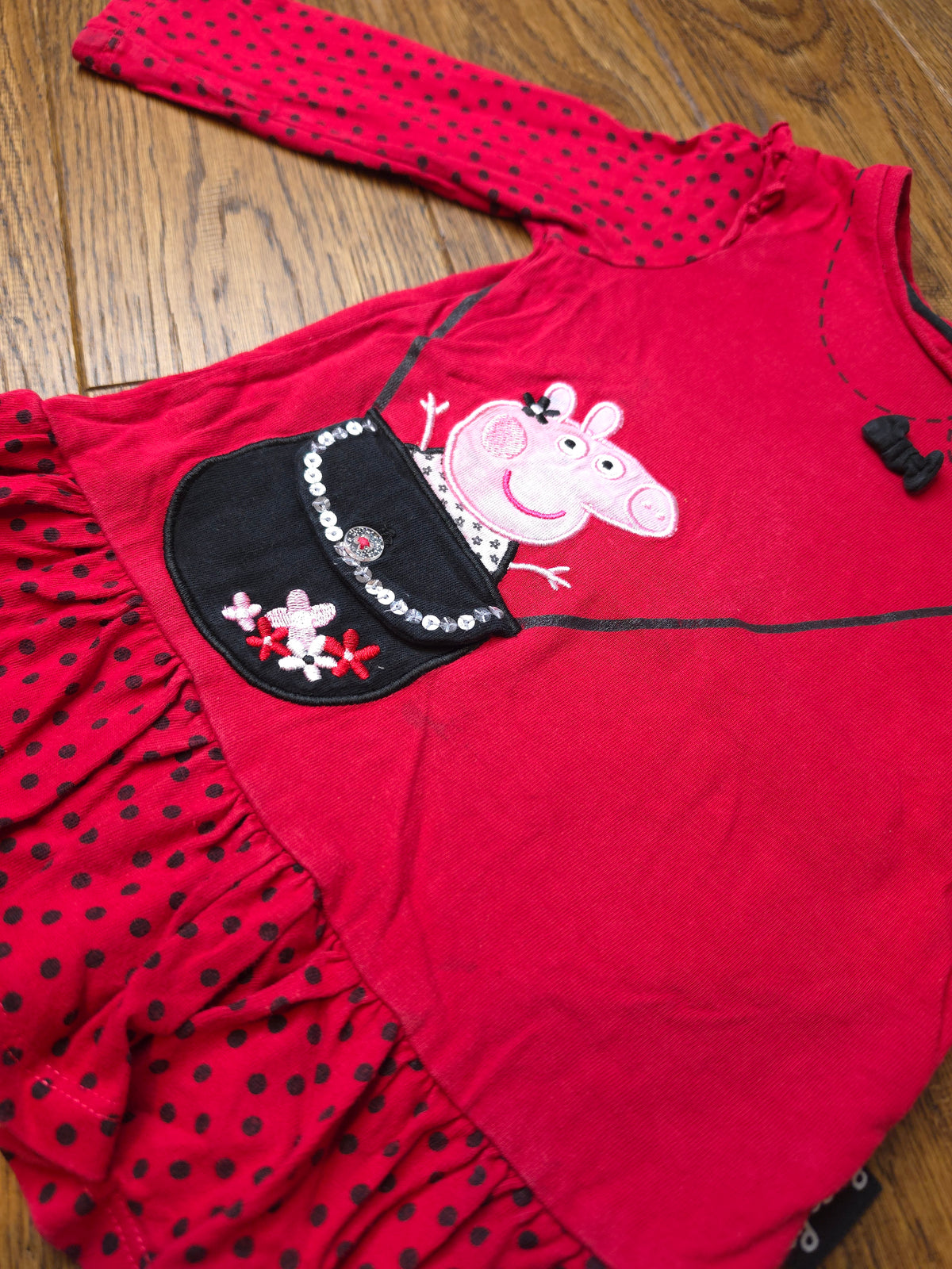 Nutmeg Peppa Pig Pocket Top 18-24 Months.