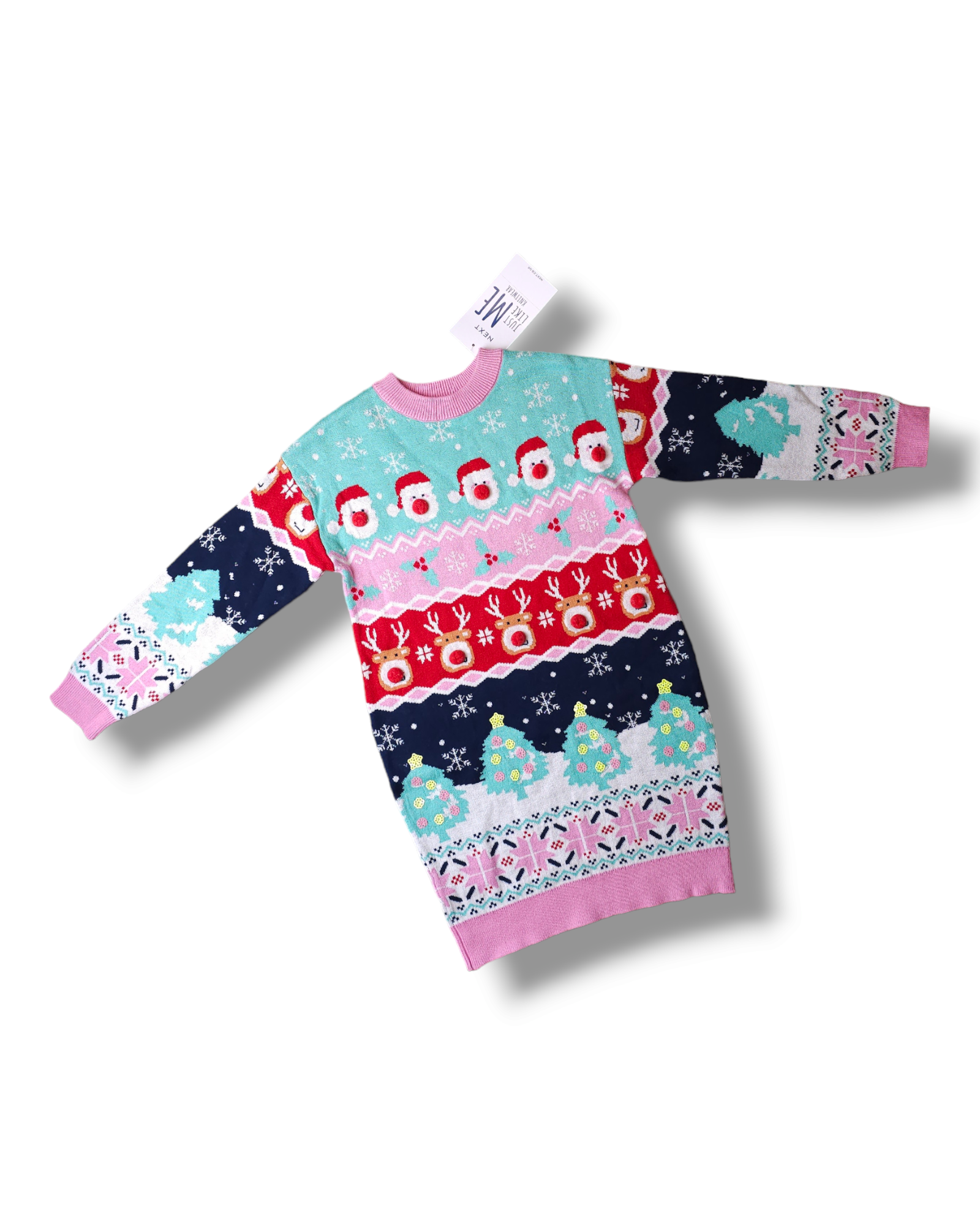 Next Christmas Jumper Dress 3 Years 4 Years 12 Years Rednewt Kids