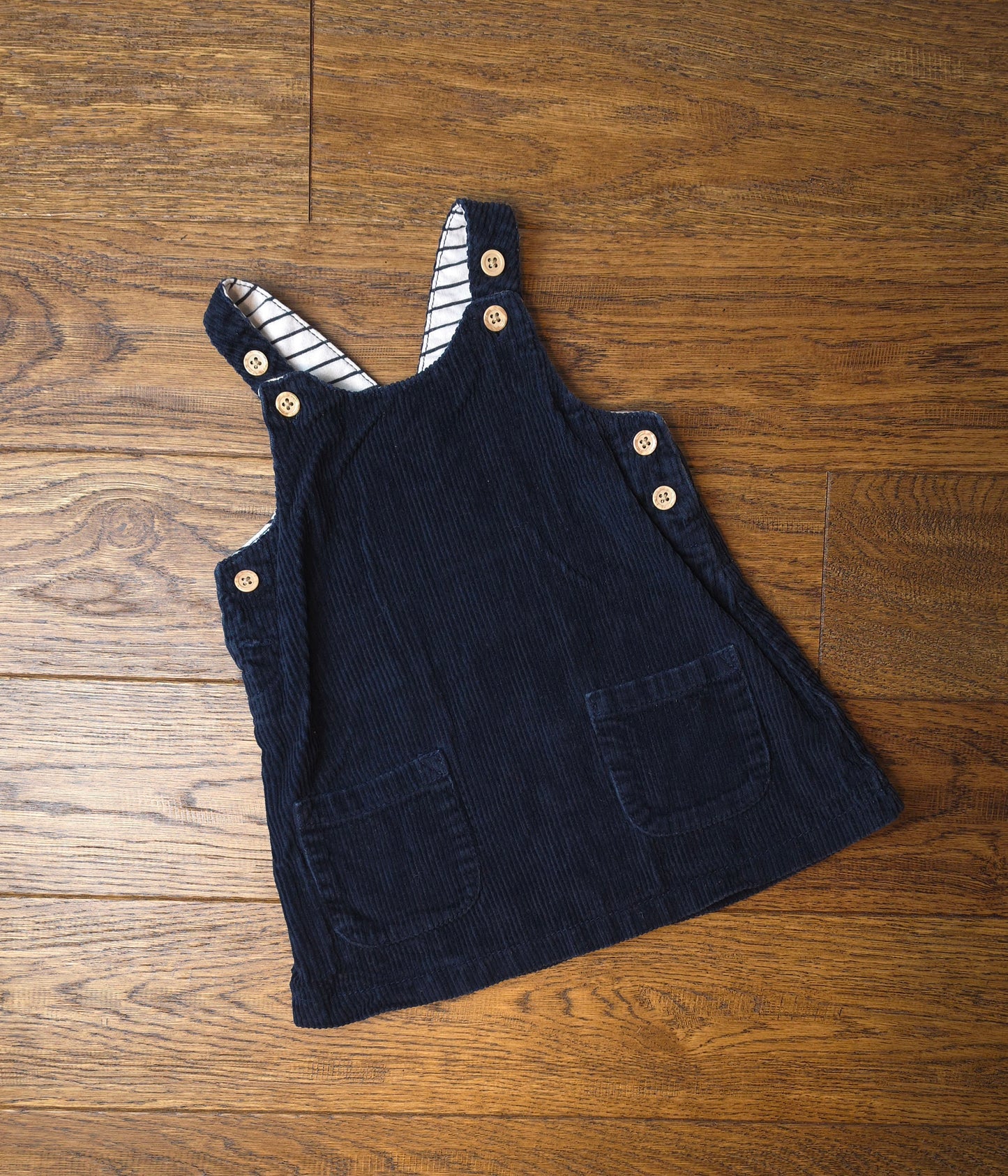 Next Cord Pinafore Dress 9-12 Months R.