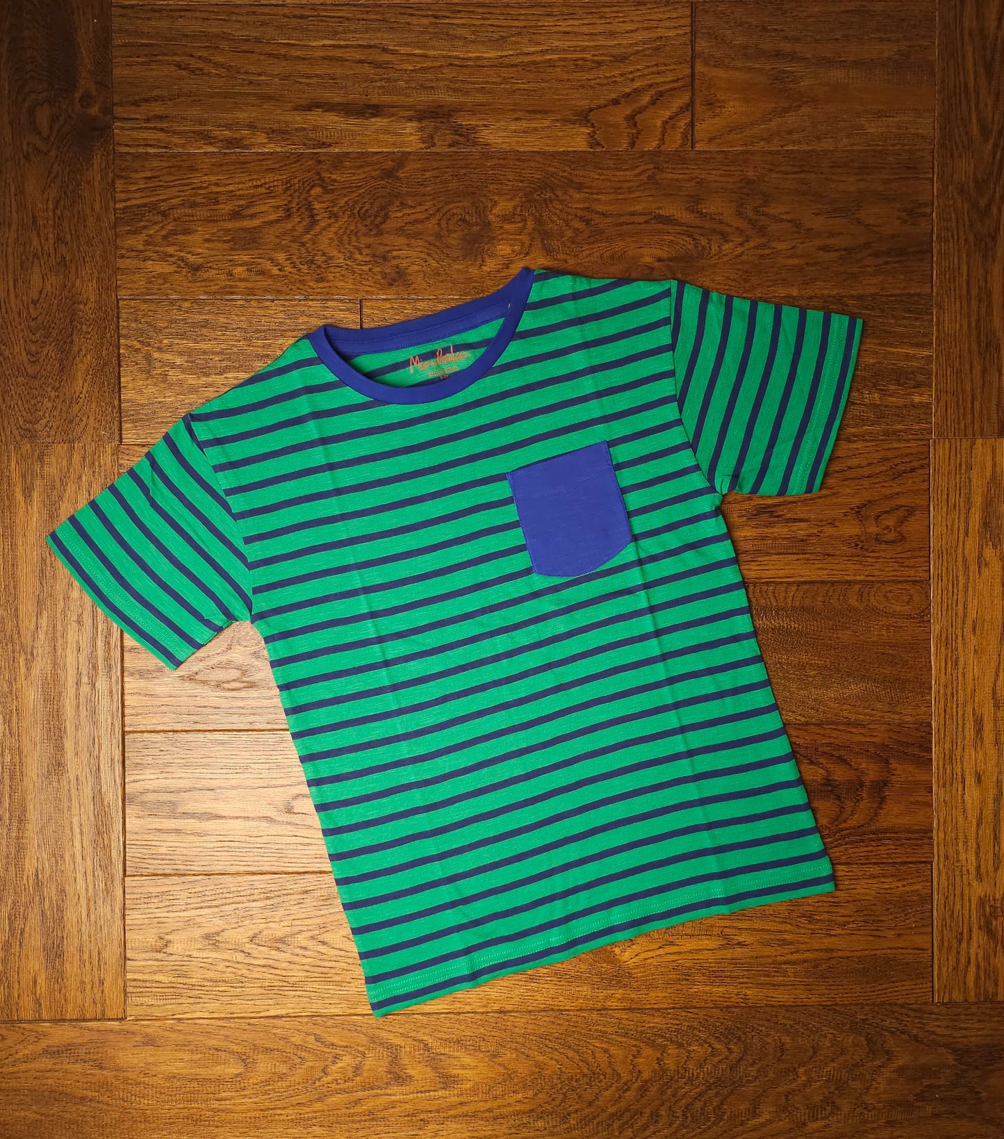 Boden Stripe Pocket T-Shirt 3-4 Years, 4-5 Years, 5-6 Years, 6-7 Years, 8-9 Years