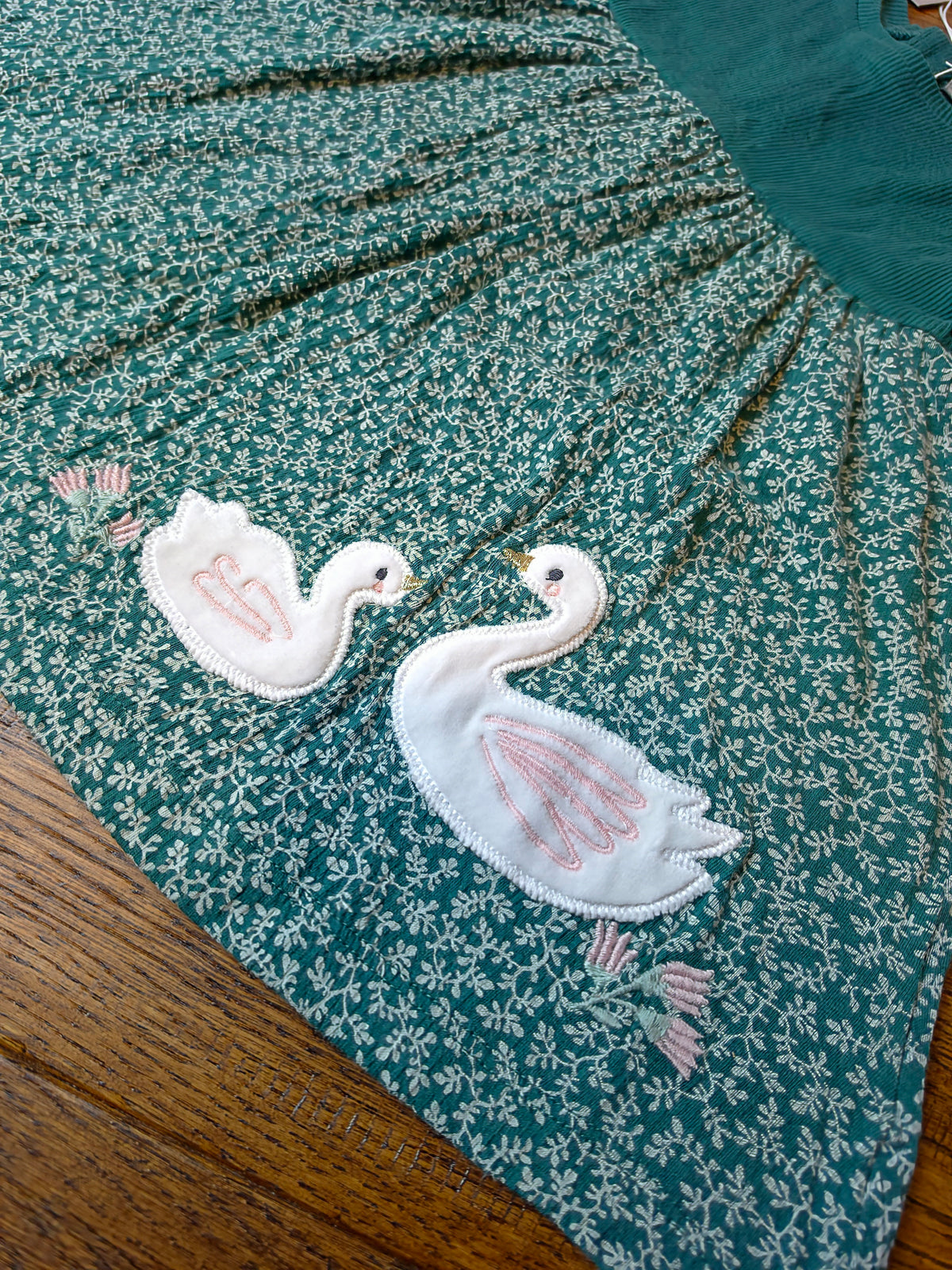 John Lewis Swan Dress 6-9 Months.