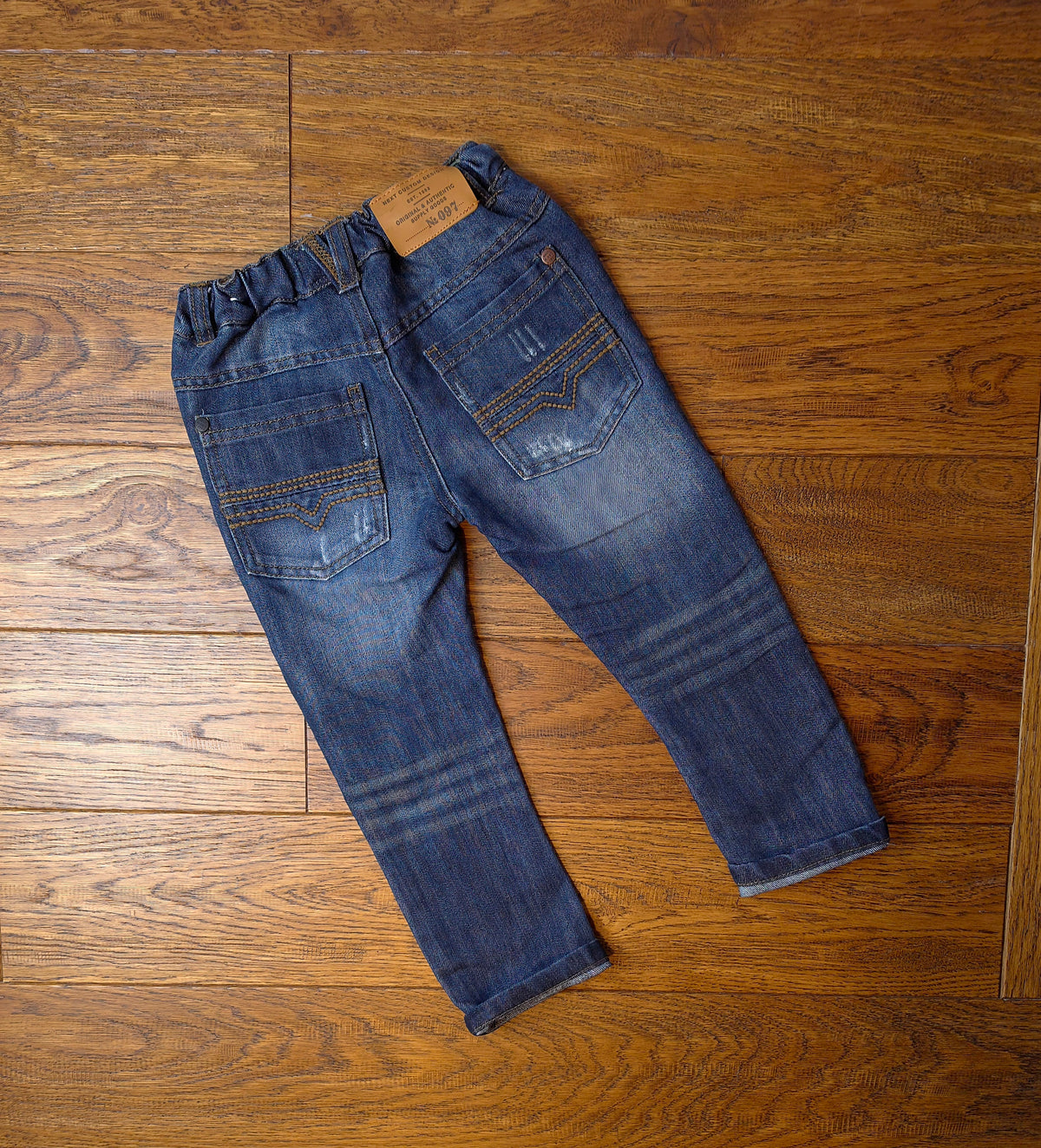 Next Distressed Look Jeans With Adjustable Waist 2-3 Years.