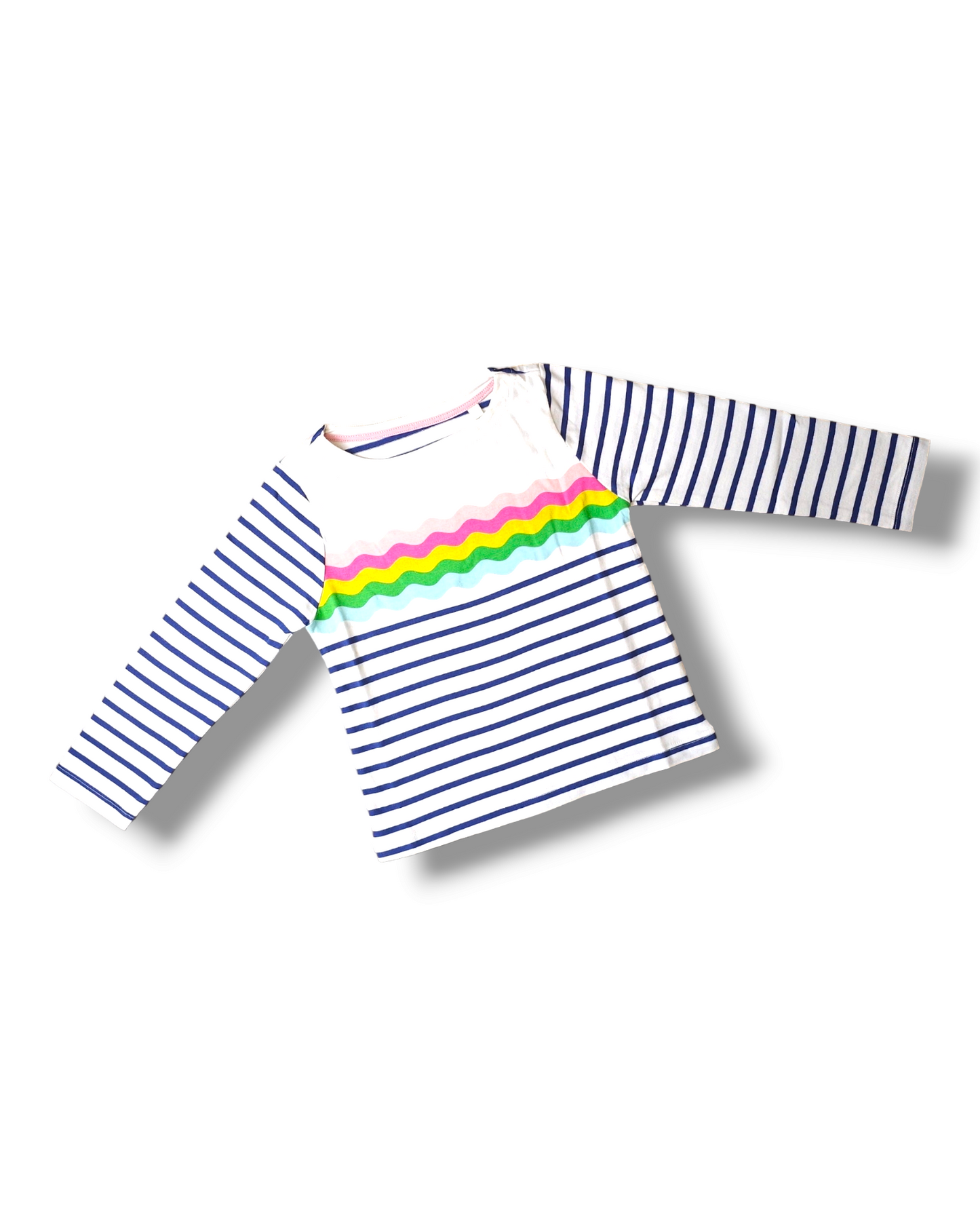 Boden Rainbow Stripe Breton Top 2-3 Years, 3-4 Years, 4-5 Years, 5-6 Years, 6-7 Years, 7-8 Years, 8-9 Years