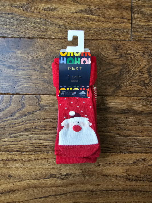 Next 5x Christmas Socks