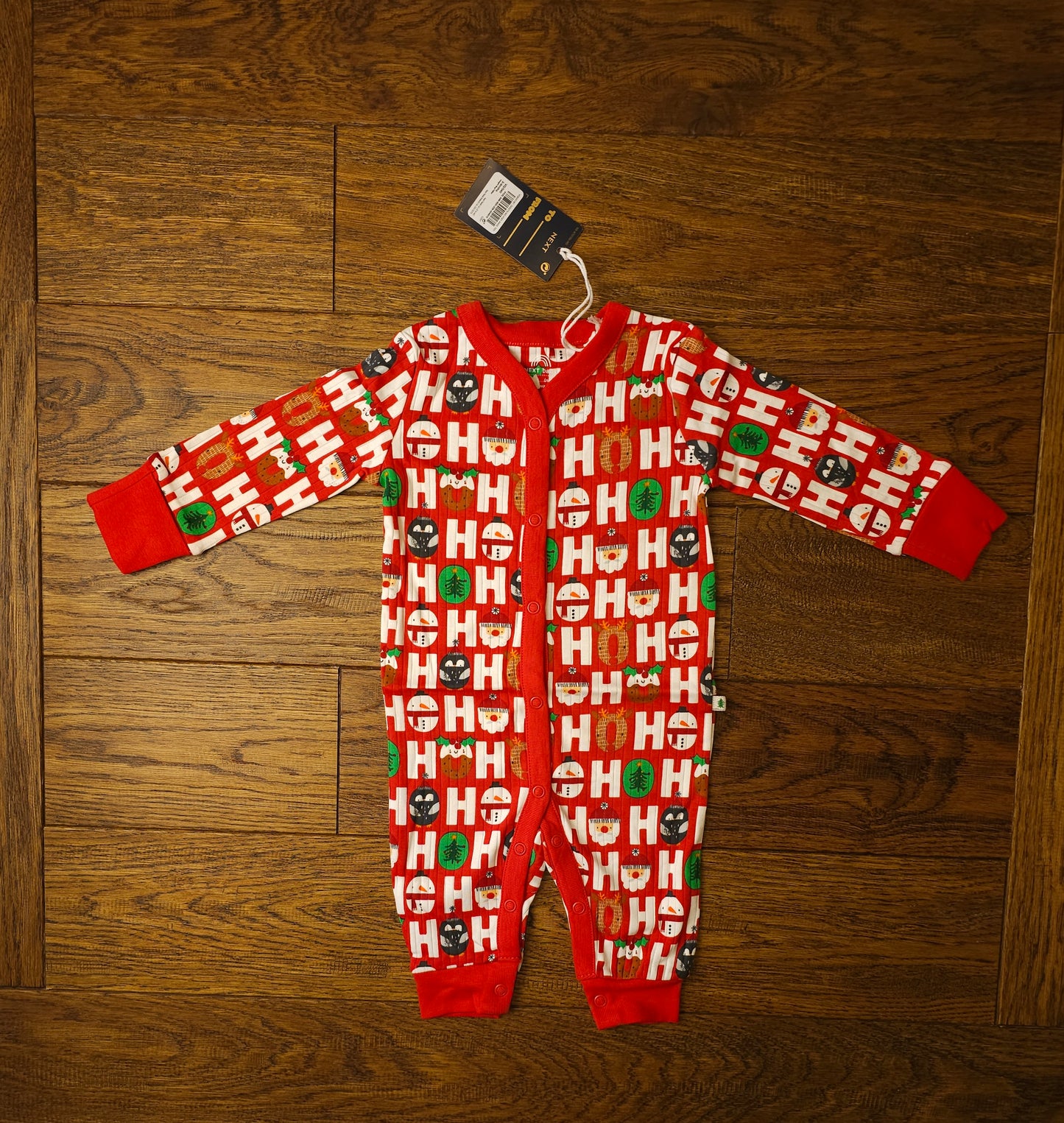 Next Christmas Sleepsuit 3-6 Months