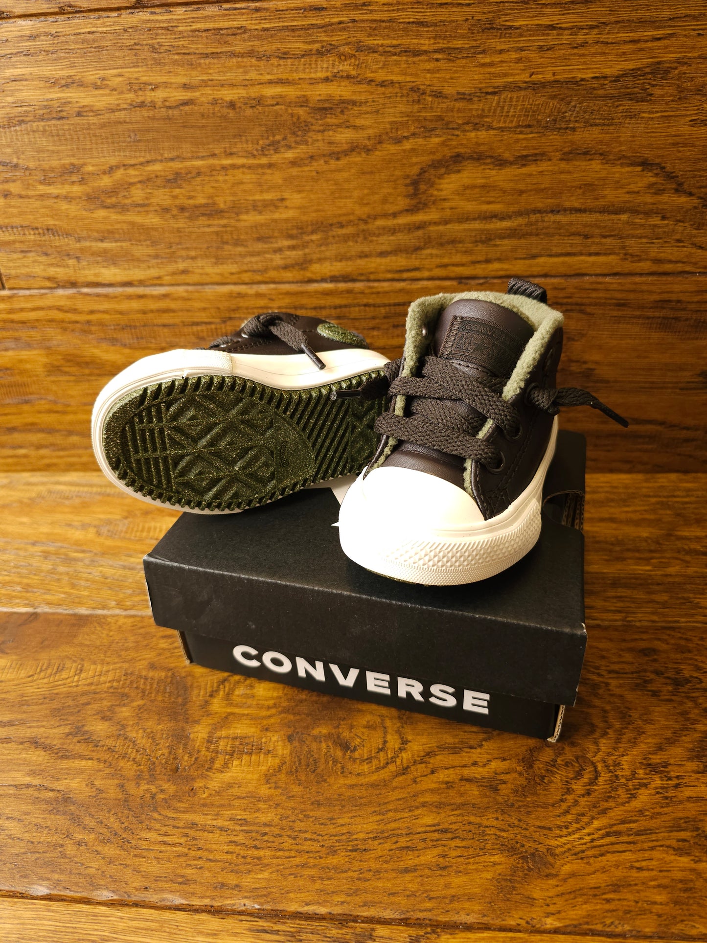 Converse All Star Leather Street Boots UK 2 Infant, UK 3 Infant, UK 5 Infant