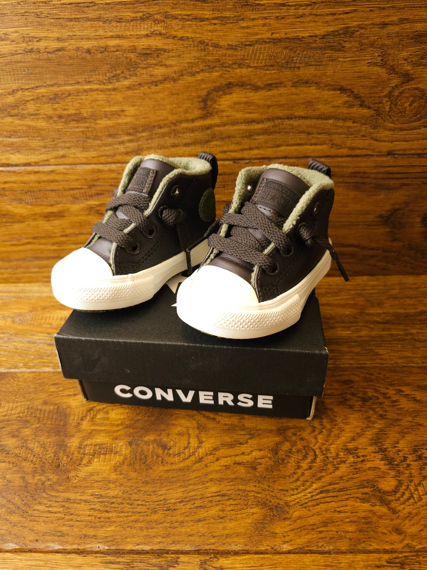 Converse All Star Leather Street Boots UK 2 Infant, UK 3 Infant, UK 5 Infant